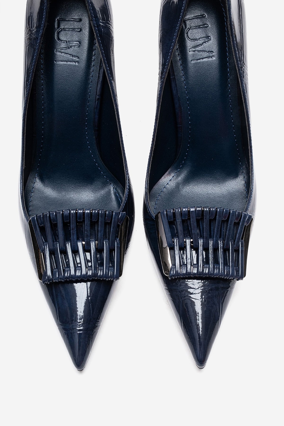 GUERNI - Navy Stiletto Pump (Women)