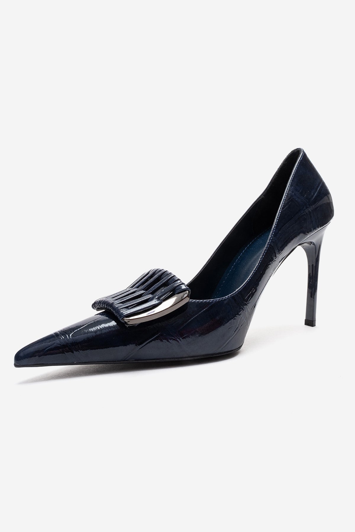 GUERNI - Navy Stiletto Pump (Women)