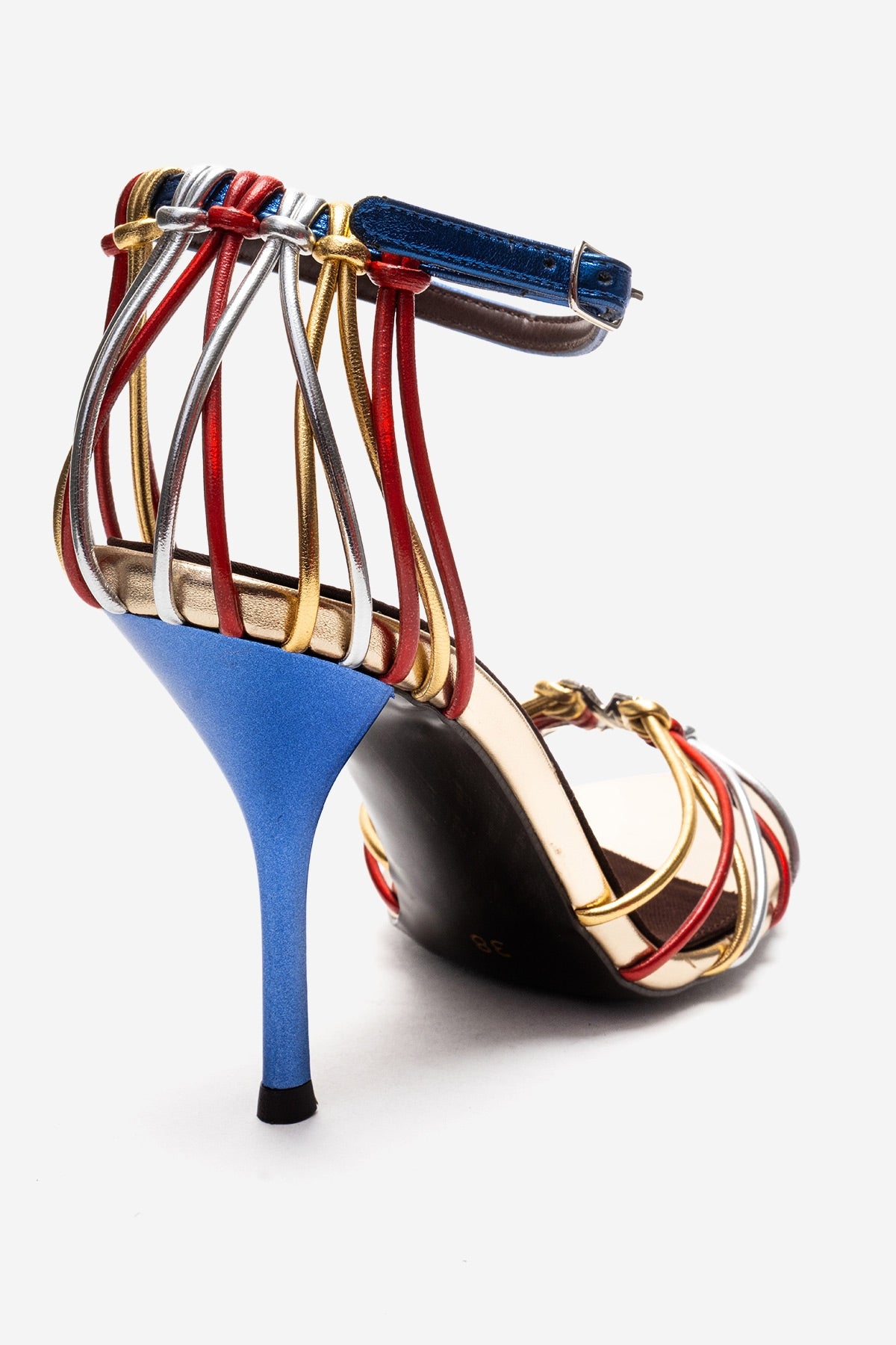 ARONA - Gold Multi Stiletto Heel Shoe (Women)