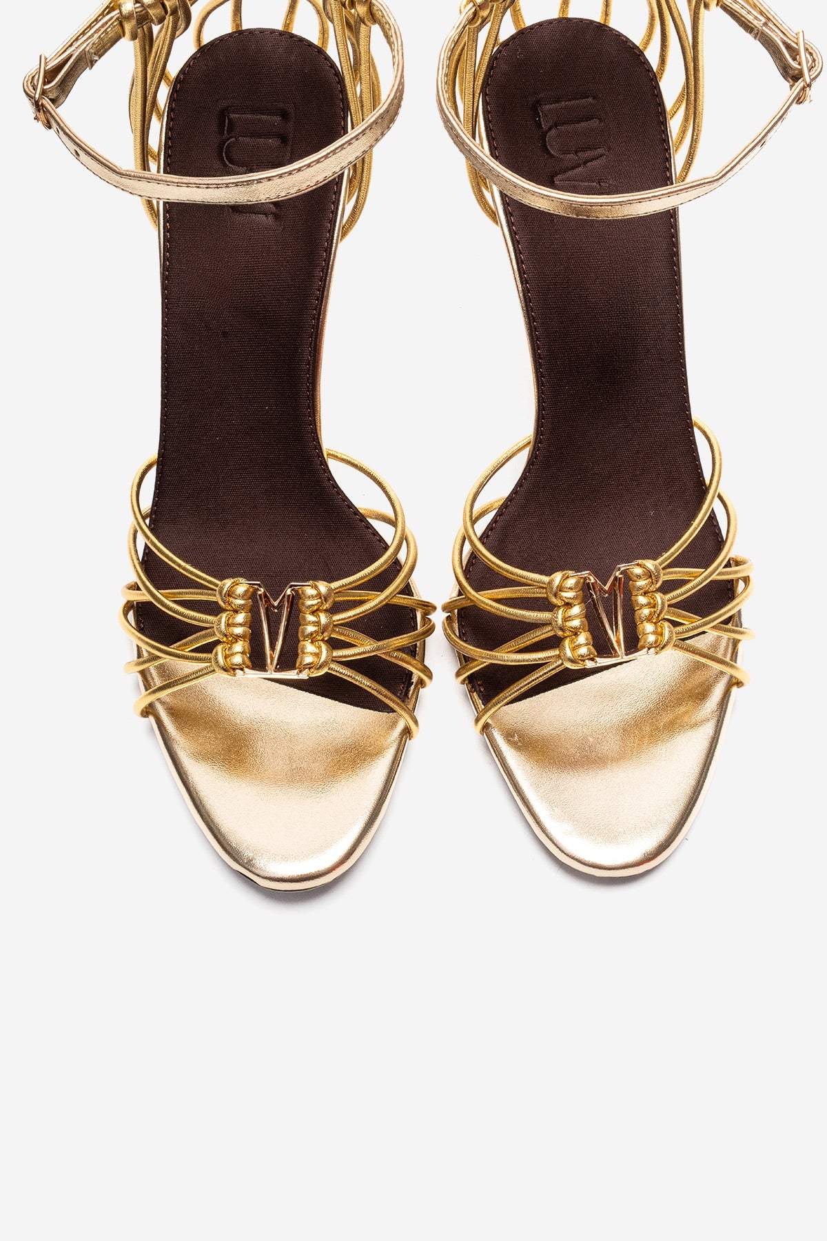 ARONA - Gold Stiletto Heel Shoe (Women)