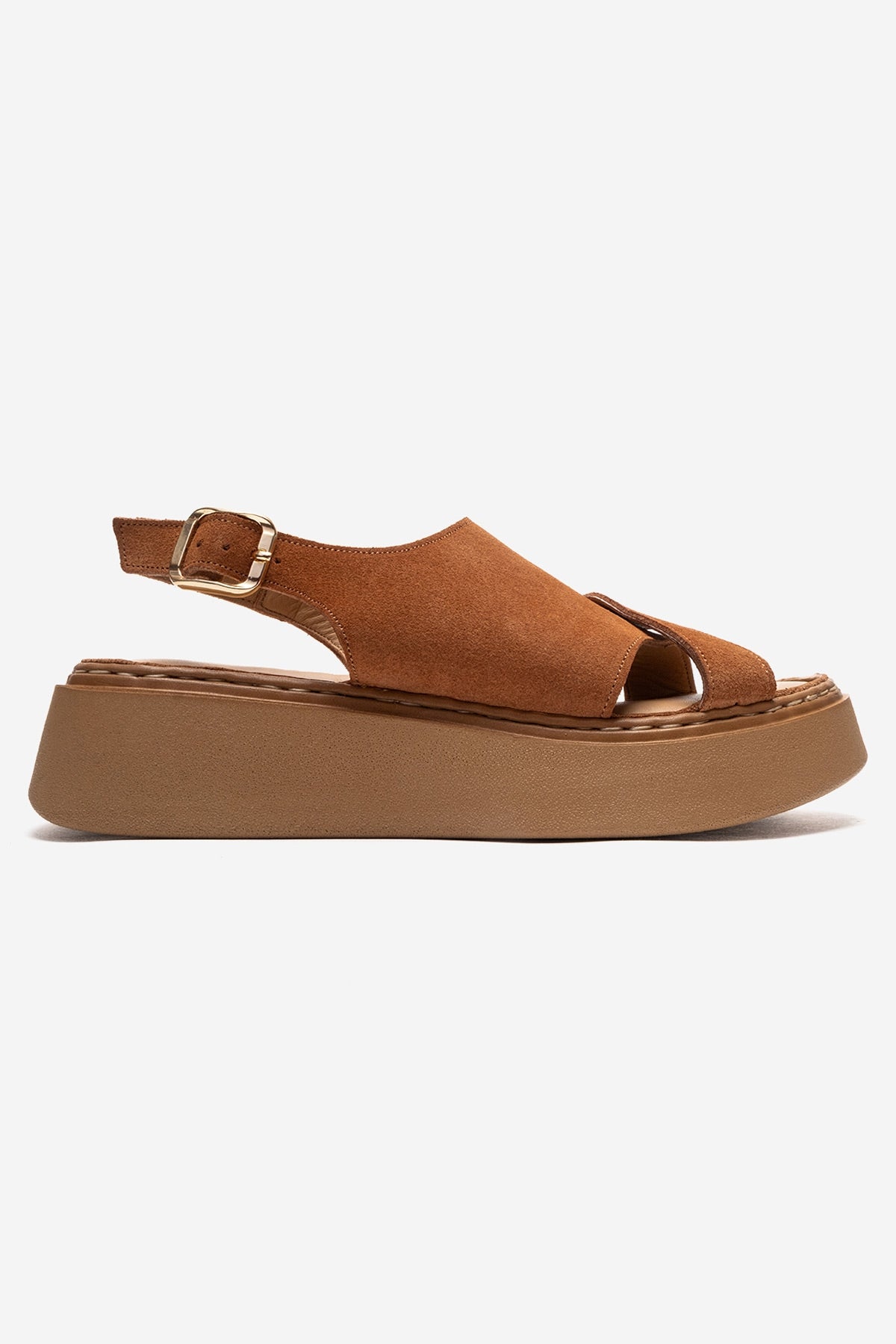 Vien - Cognac Genuine Leather Sandal (Women)