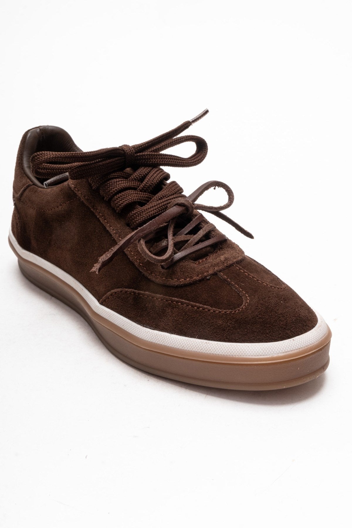 Melle - Brown Genuine Leather Sneaker (Women)