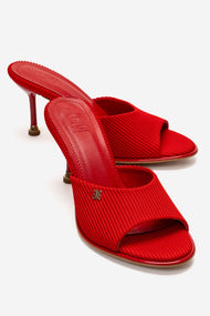 WENDY - Red Stiletto Heel Sandal (Women)