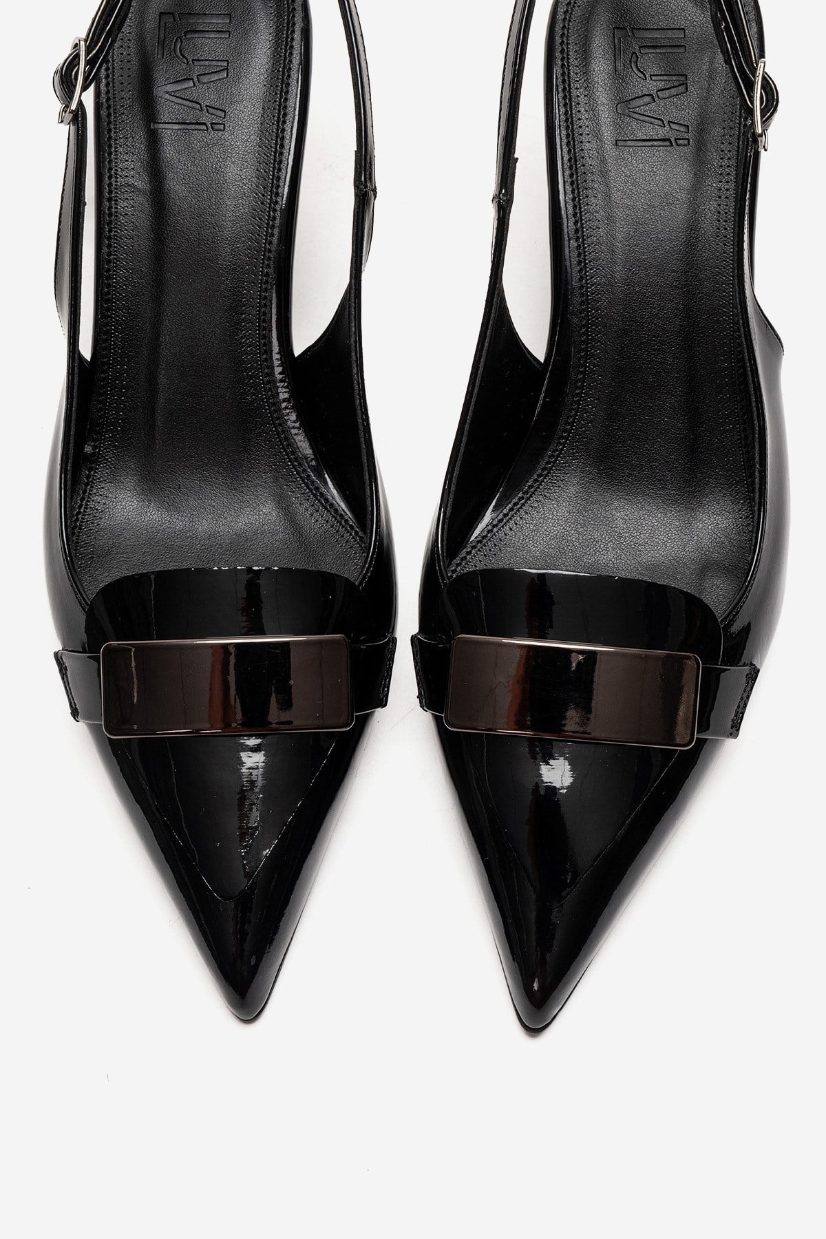 SOLLENNE - Black Stiletto Pump (Women)