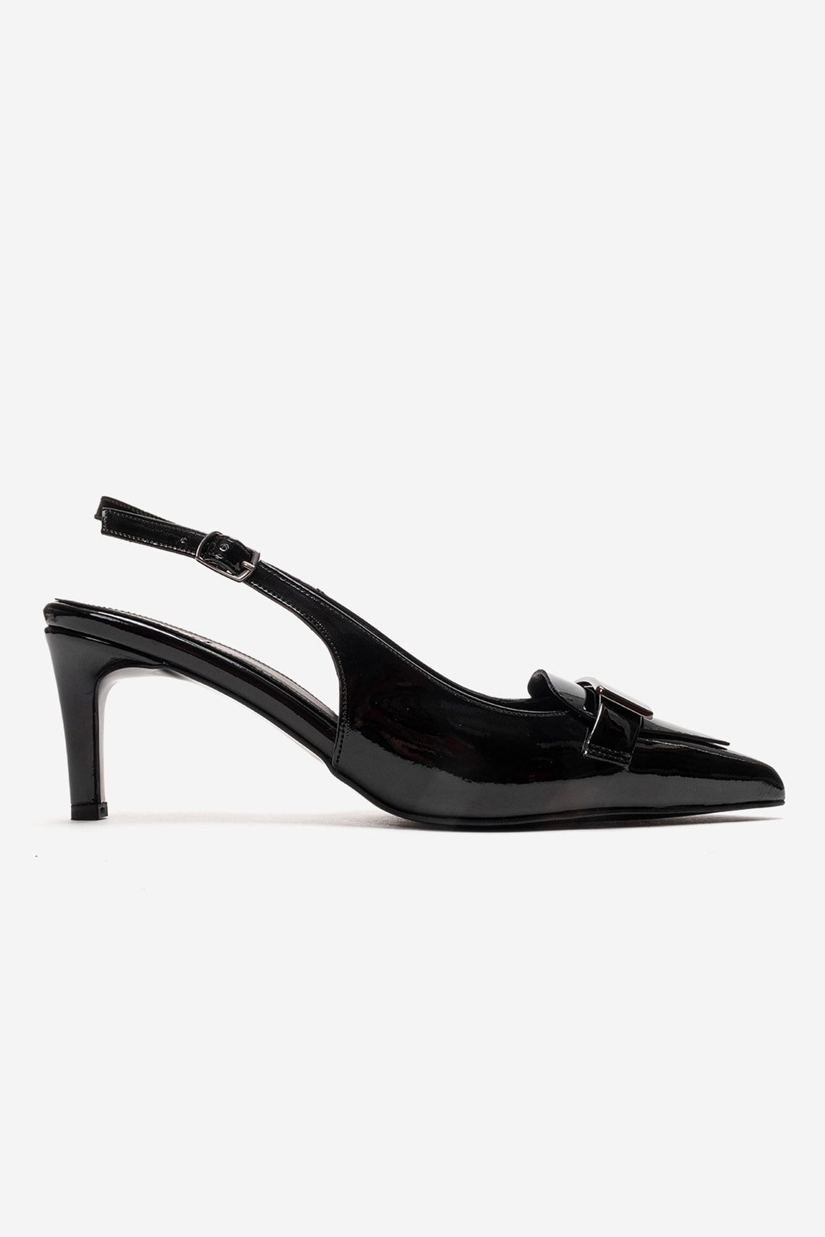 SOLLENNE - Black Stiletto Pump (Women)