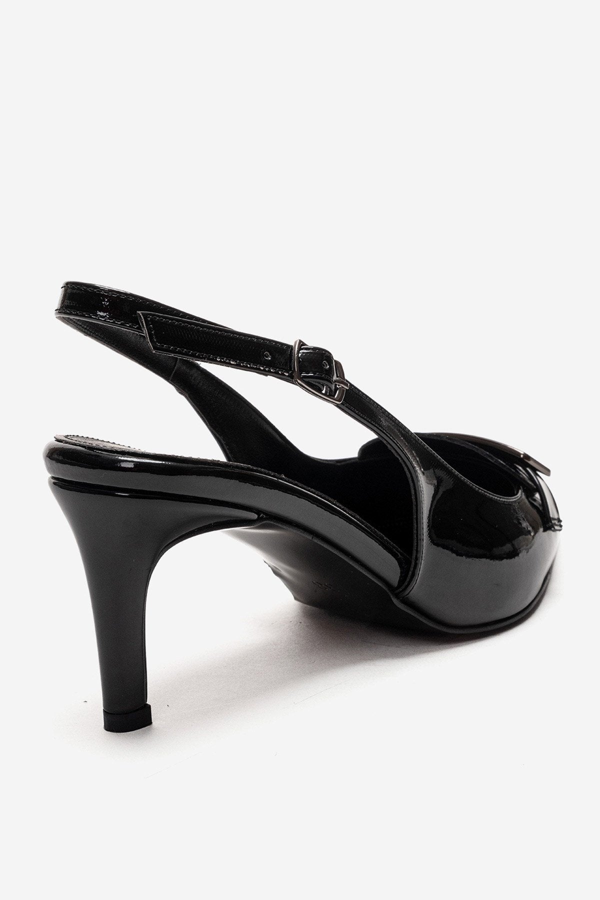 SOLLENNE - Black Stiletto Pump (Women)