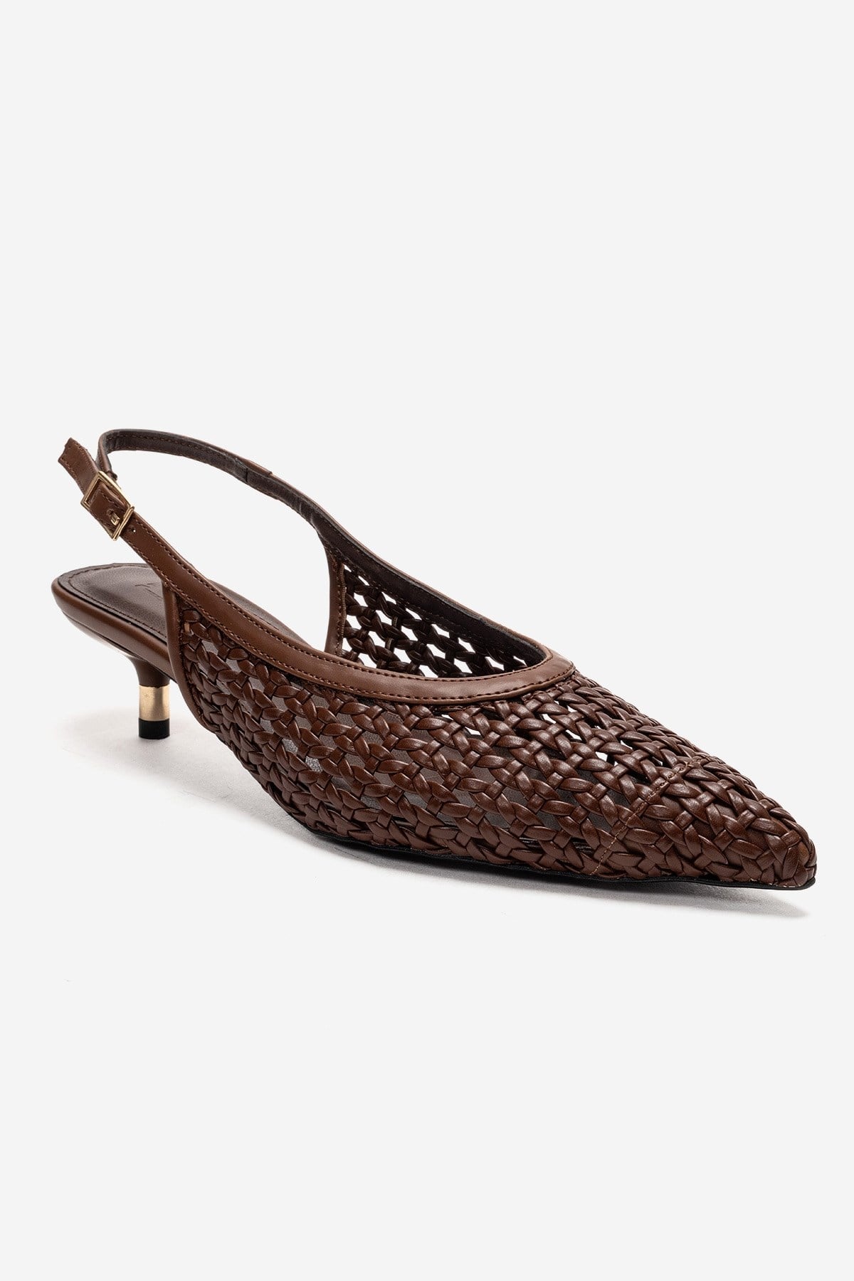 Orelis - Brown Kitten Heel (Women)
