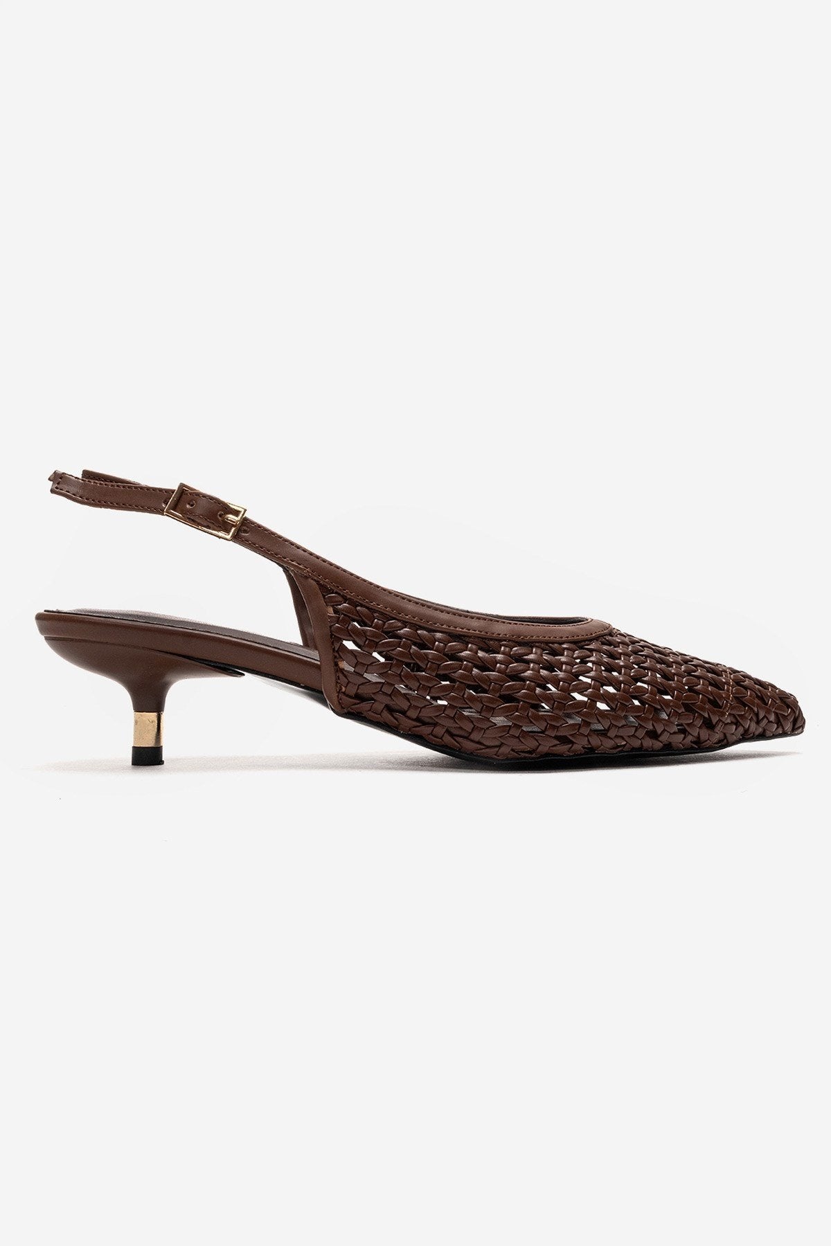 Orelis - Brown Kitten Heel (Women)