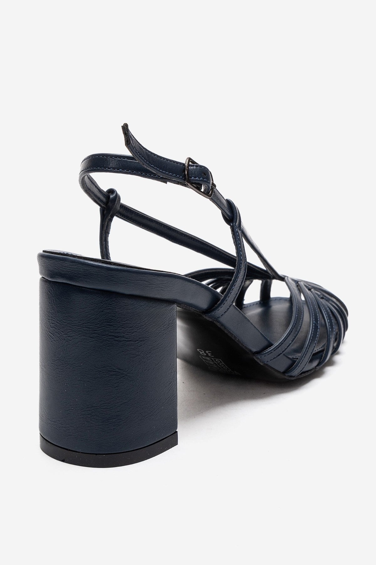 WILDA - Navy Block Heel Pump (Women)
