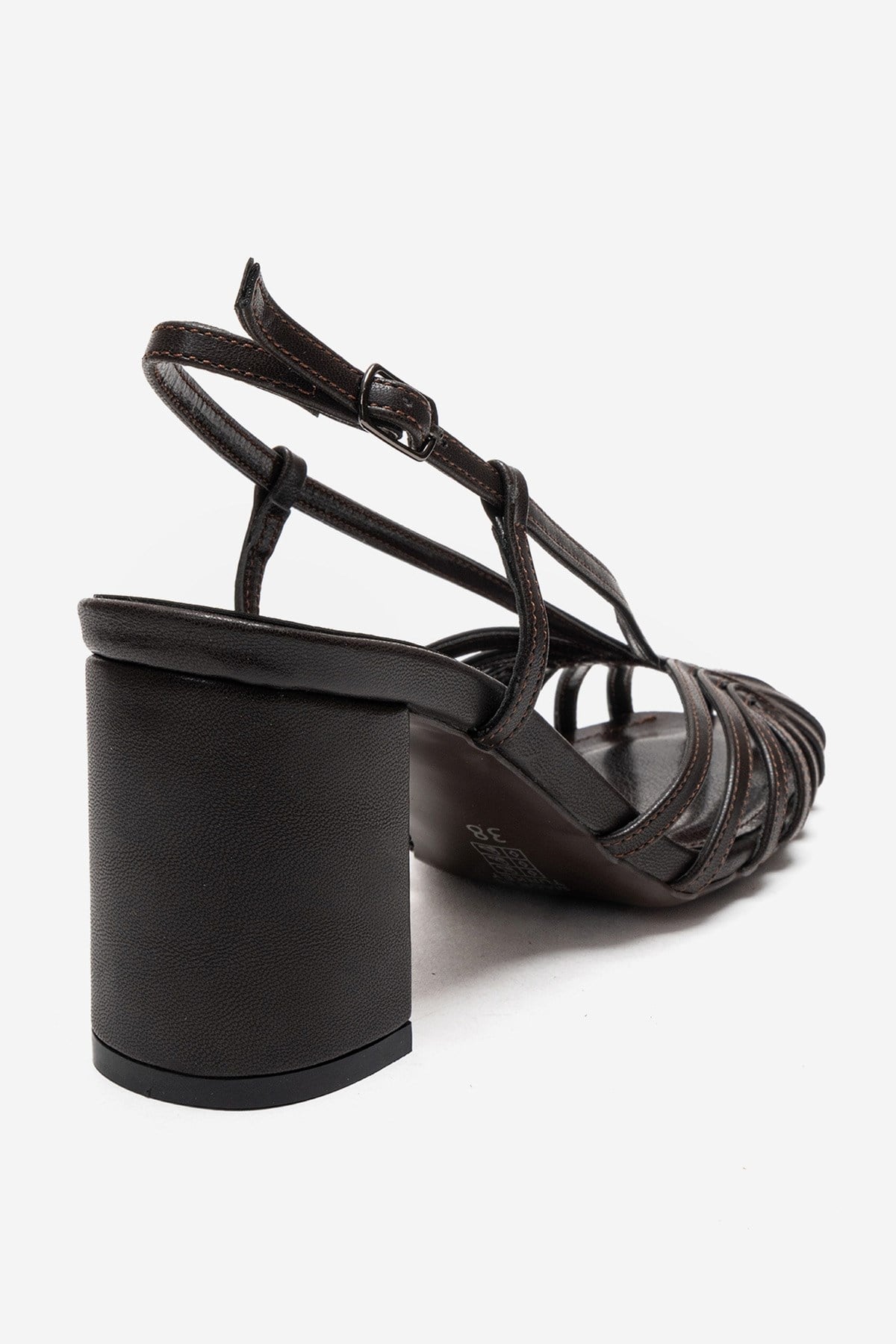 WILDA - Brown Block Heel Pump (Women)