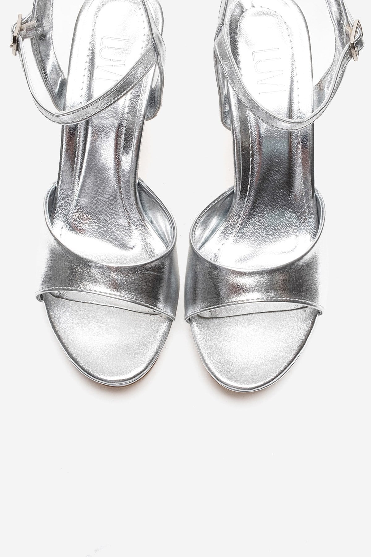 POISE - Silver Platform Stiletto Pump (Women)