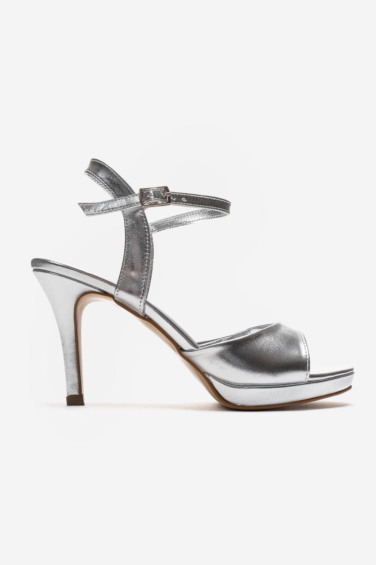 POISE - Silver Platform Stiletto Pump (Women)