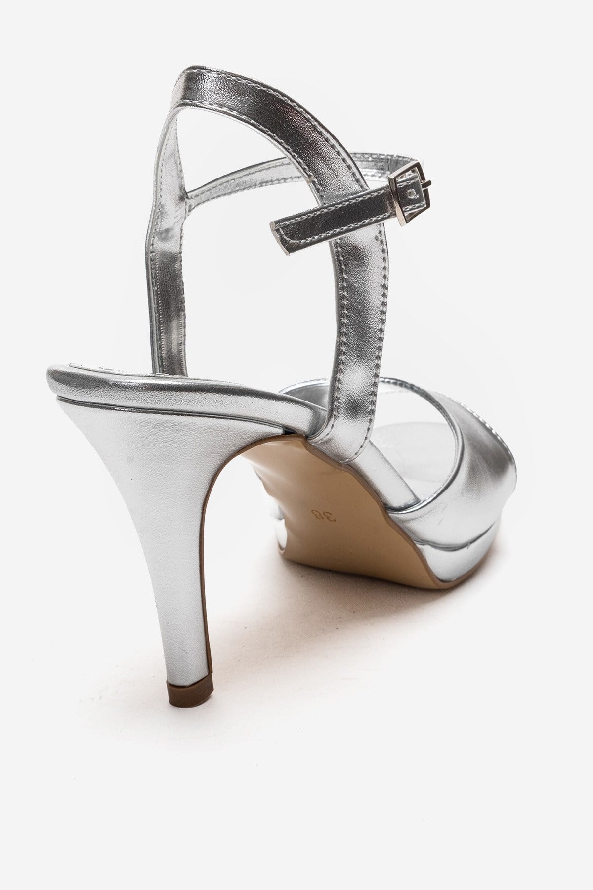 POISE - Silver Platform Stiletto Pump (Women)