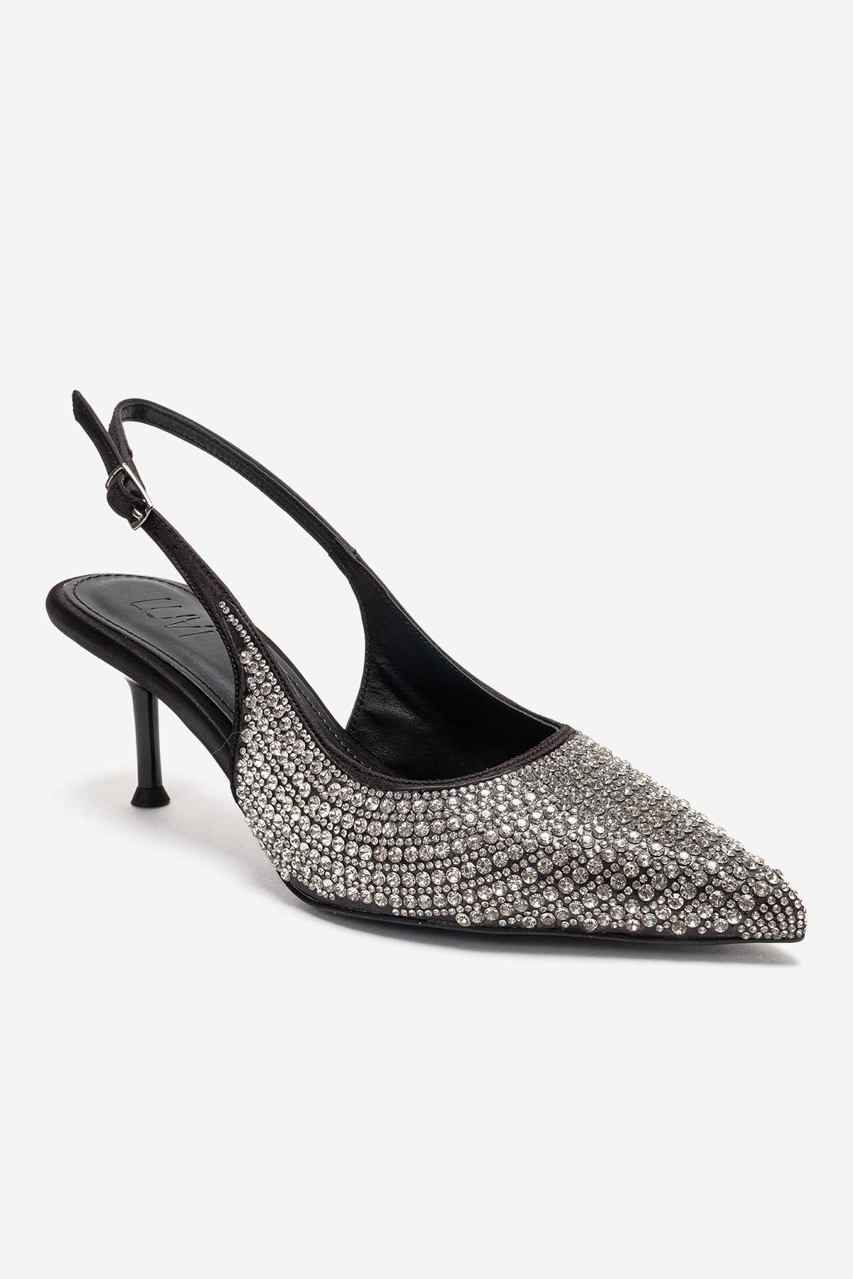 YASMINA - Black Stiletto Pump (Women)