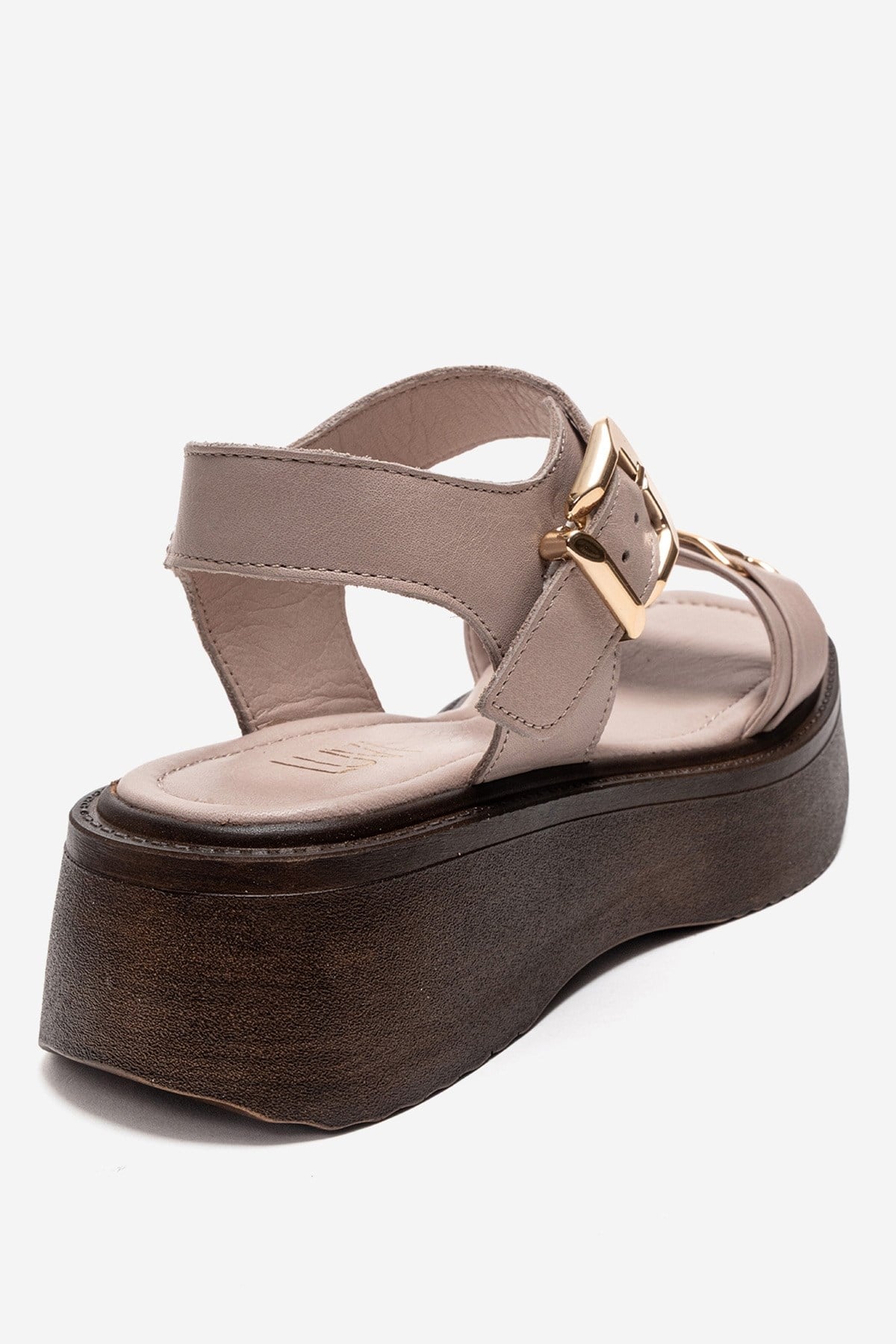 LONE - Off-White Genuine Leather Chunky Platform Sandal (Women)