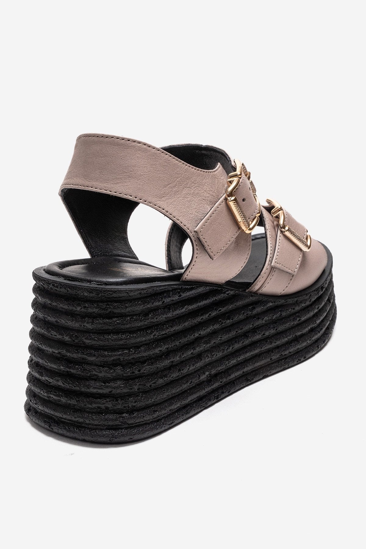 MIRETTE - Off-White Genuine Leather Platform Sandal (Women)