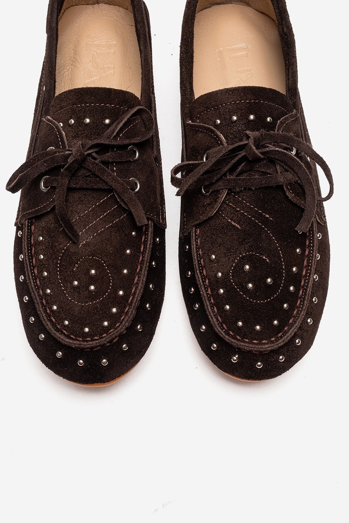 CUESTA - Brown Genuine Leather Loafer Shoe (Women)