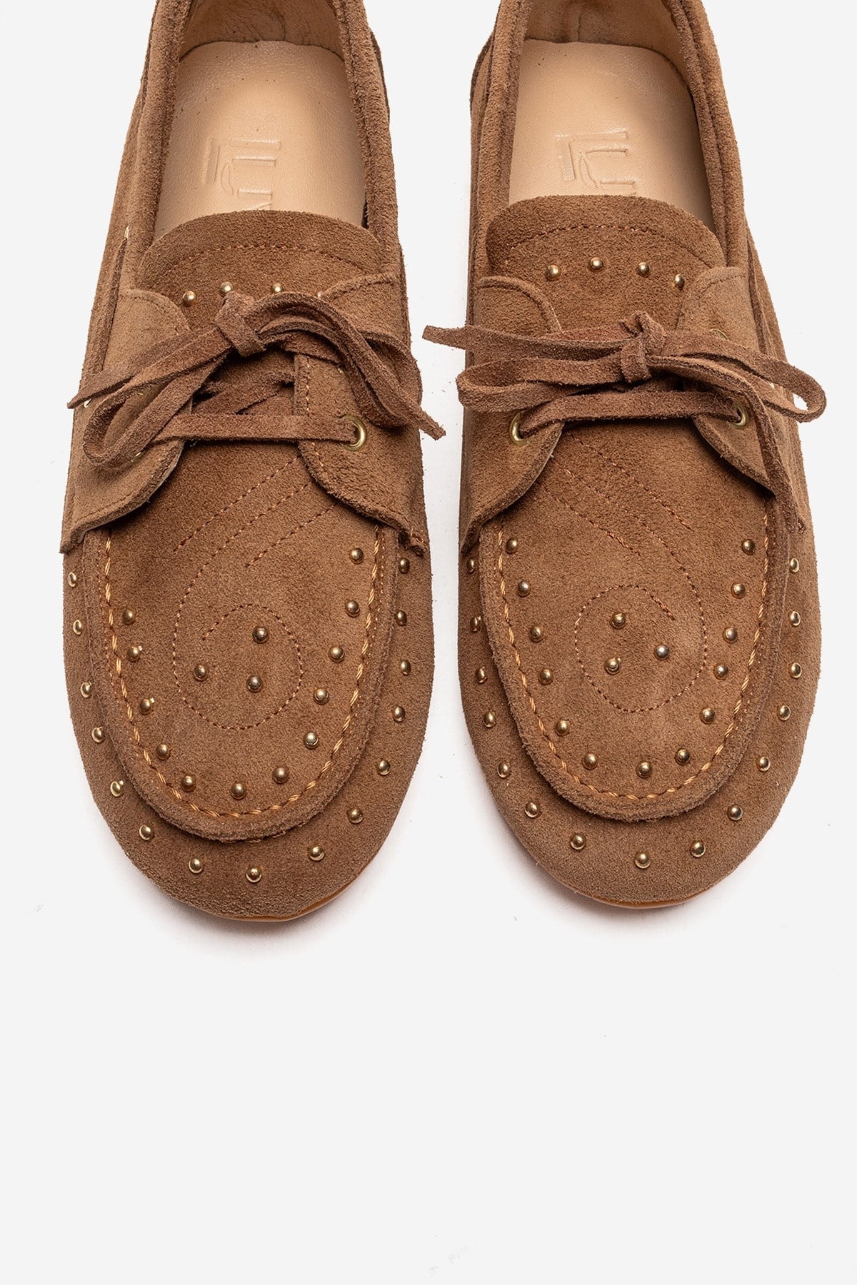 CUESTA - Taupe Genuine Leather Loafer Shoe (Women)