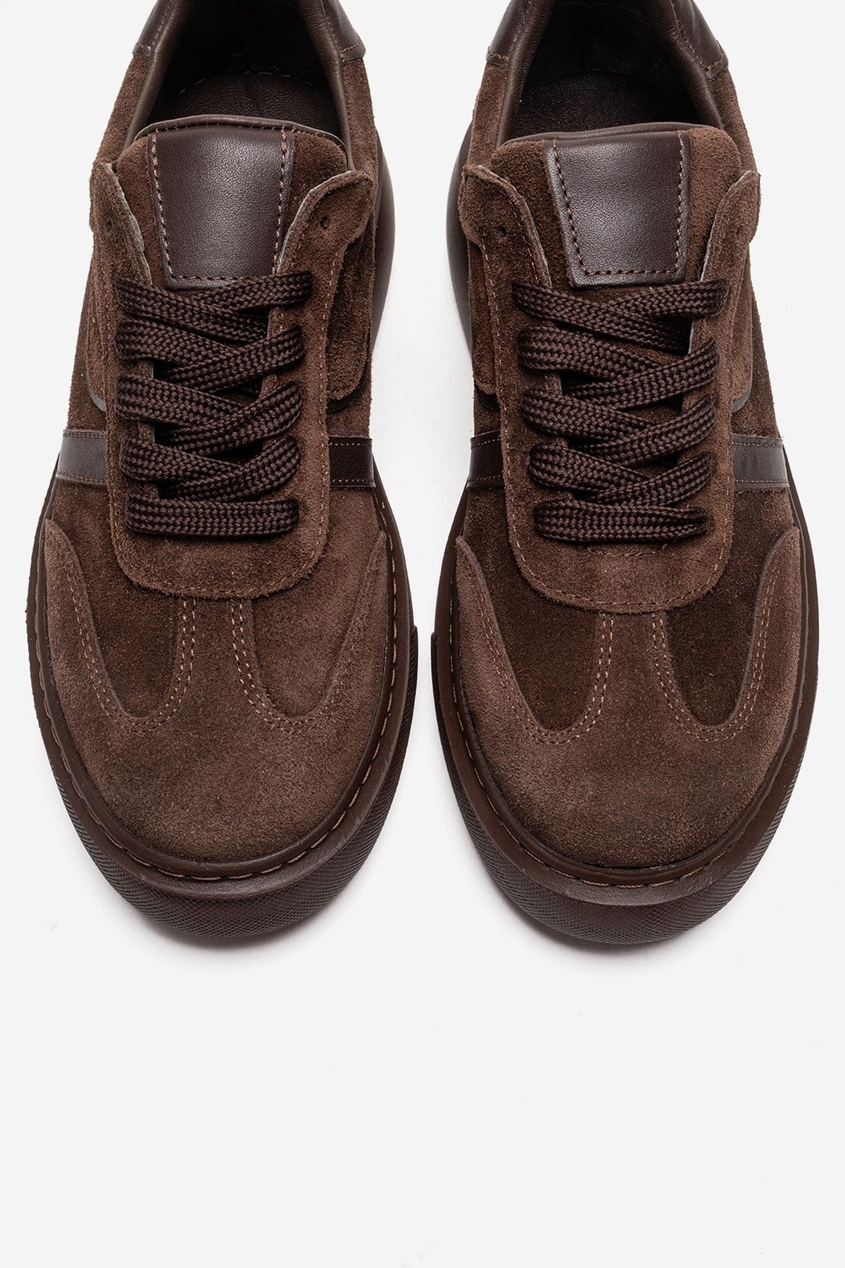 IVARA - Brown Suede Genuine Leather Everyday Sneaker (Women)