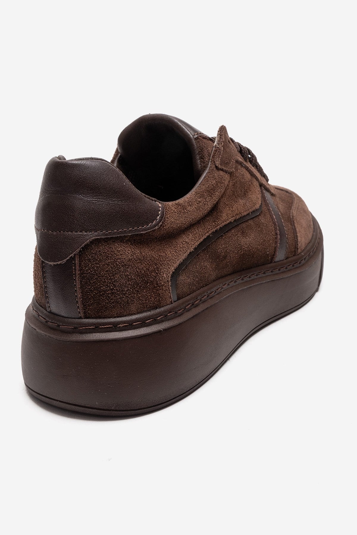 IVARA - Brown Suede Genuine Leather Everyday Sneaker (Women)