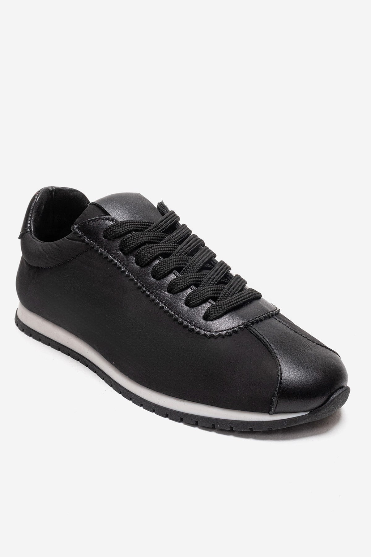 UNICA - Black Genuine Leather Sport Shoe (Women)