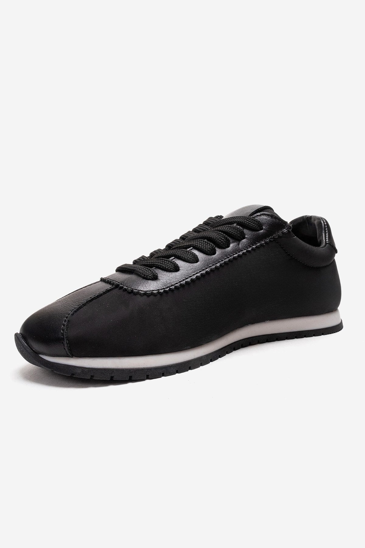 UNICA - Black Genuine Leather Sport Shoe (Women)
