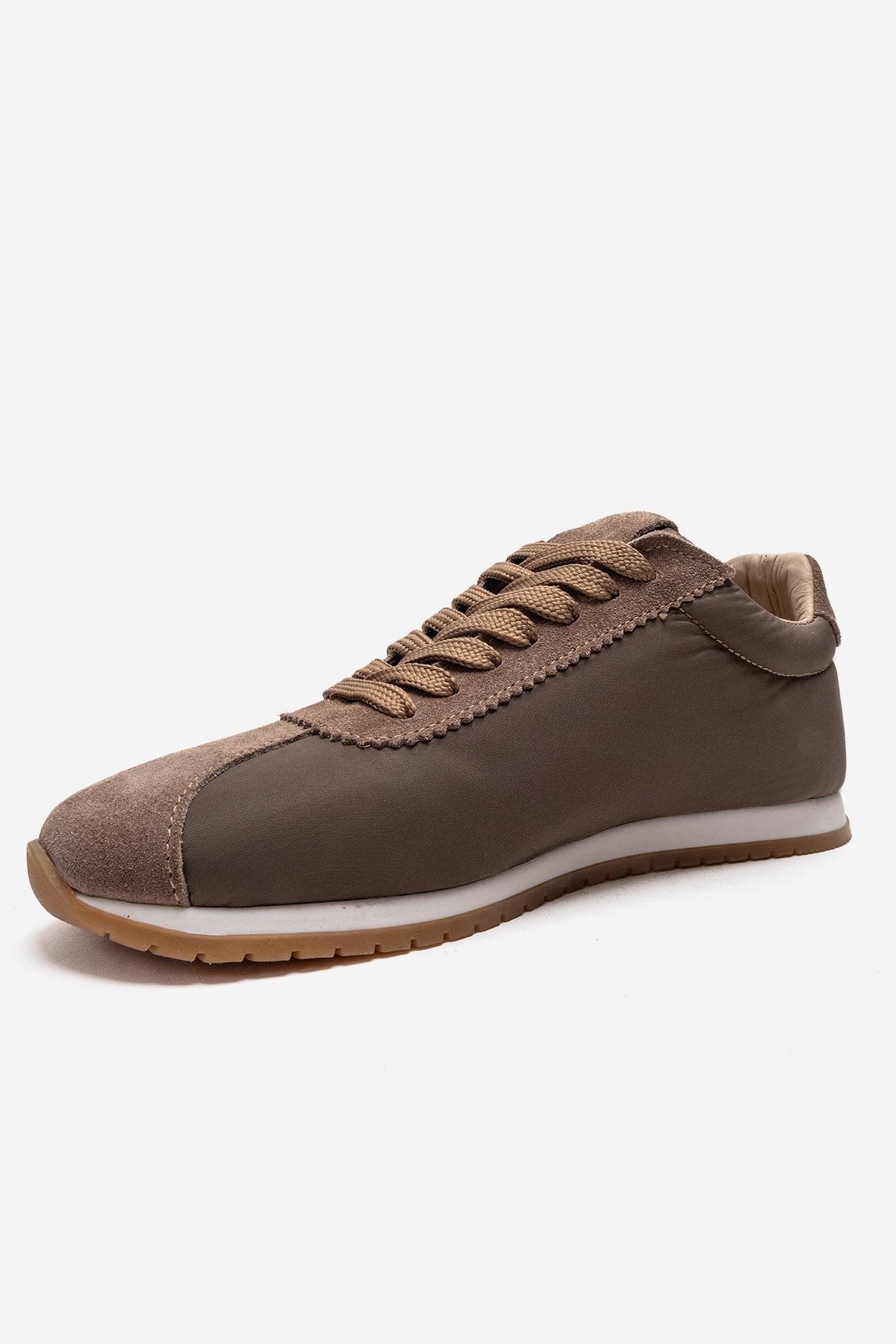 UNICA - Taupe Genuine Leather Sneaker (Women)