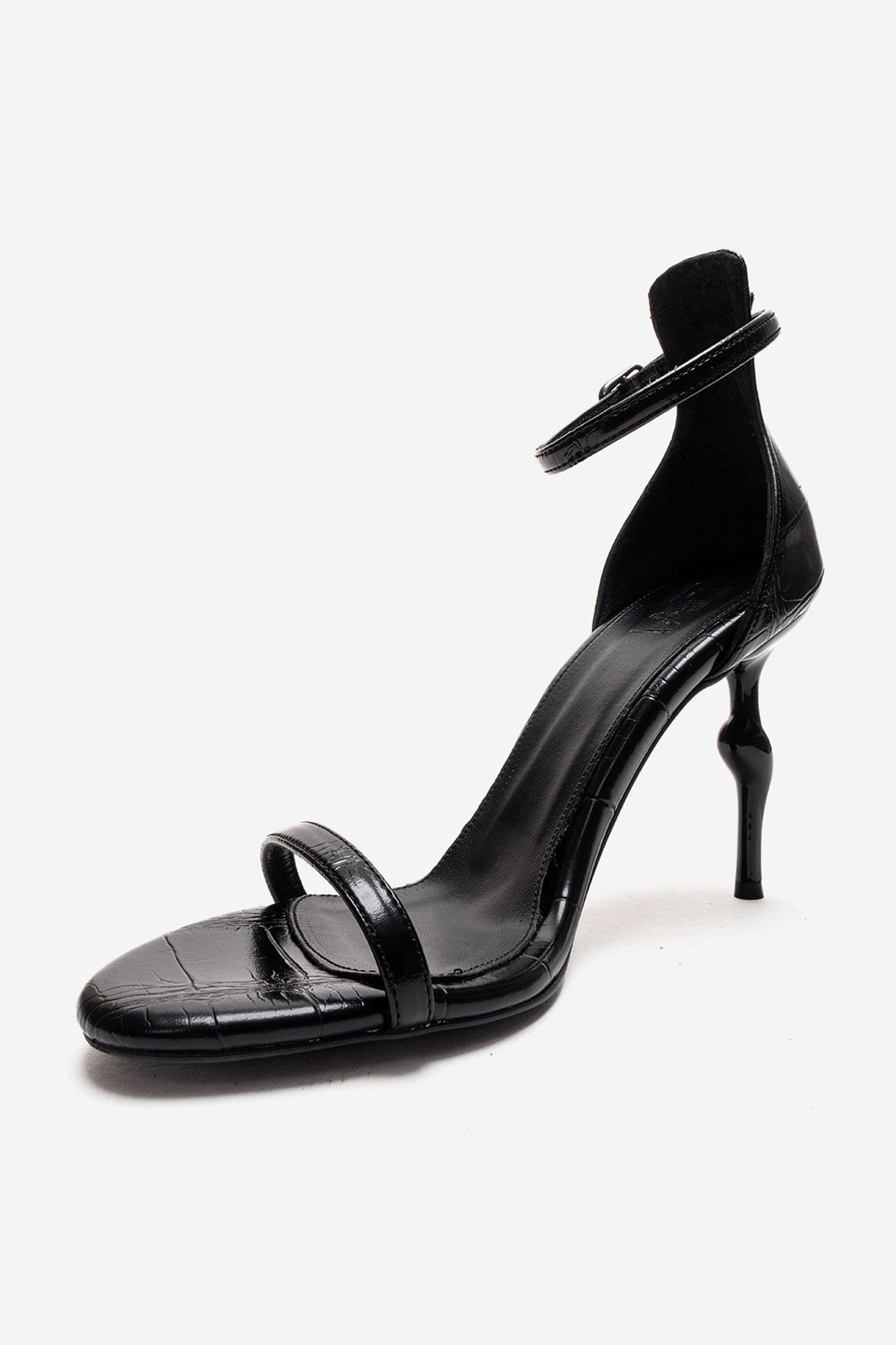 Yelena - Black Patent Thin Strap Stiletto Pump (Women)