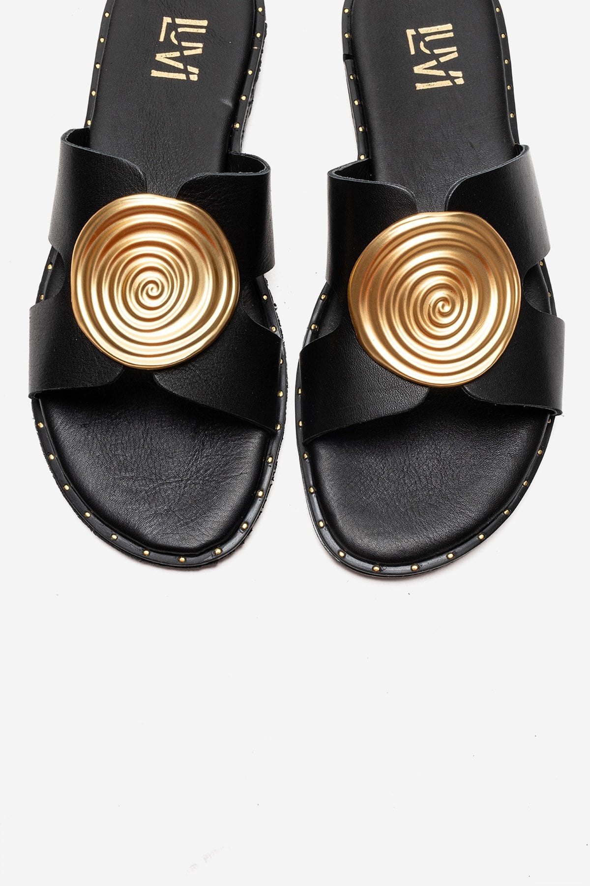 Nolita - Black Genuine Leather Slide (Women)
