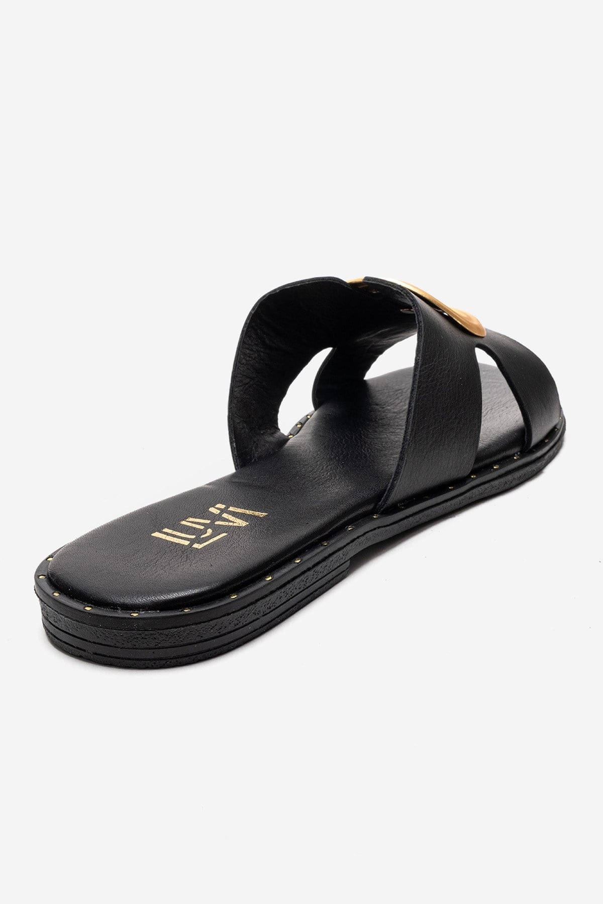 Nolita - Black Genuine Leather Slide (Women)