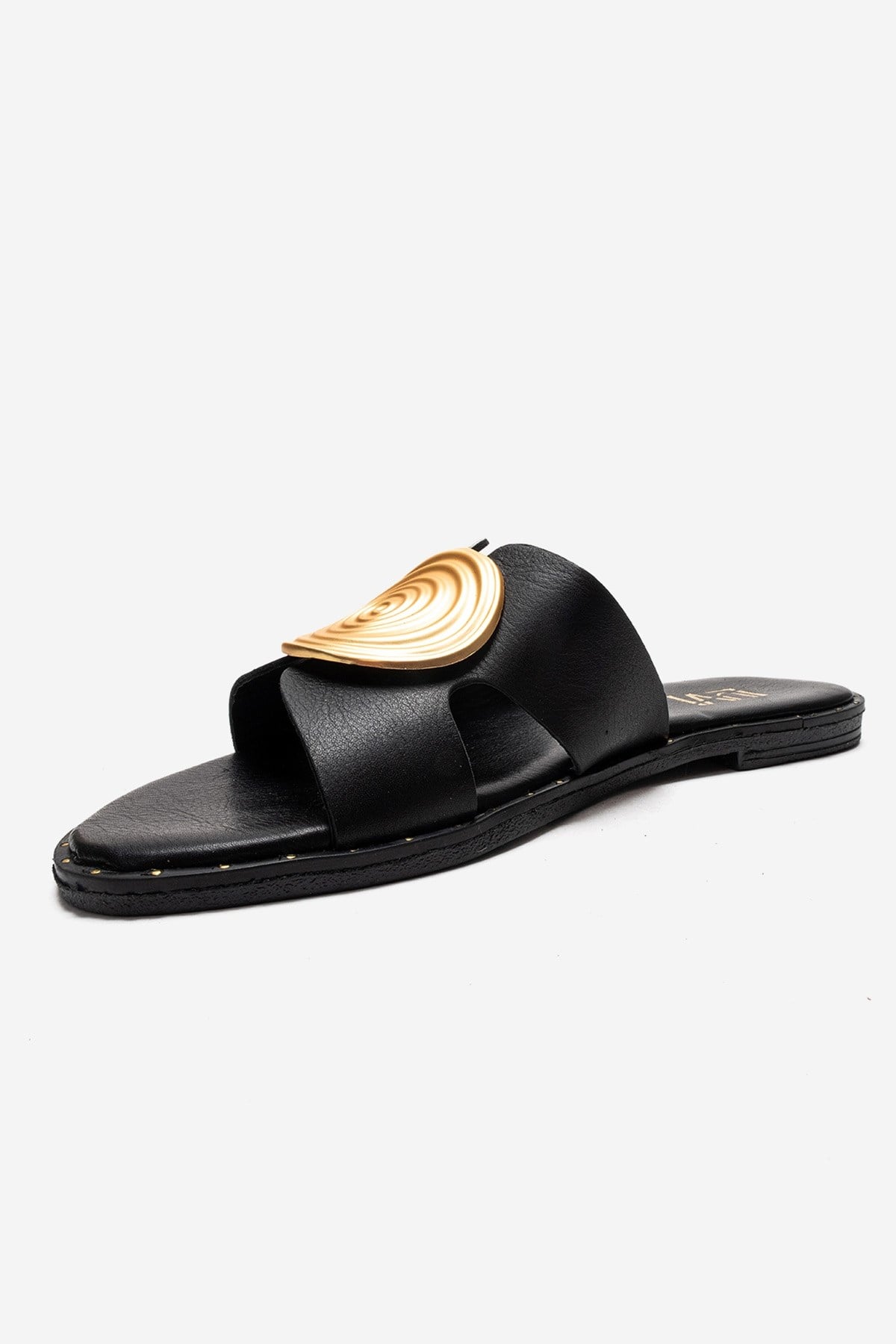 Nolita - Black Genuine Leather Slide (Women)