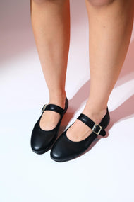 Rollo - Black Ballet Flat (Women)