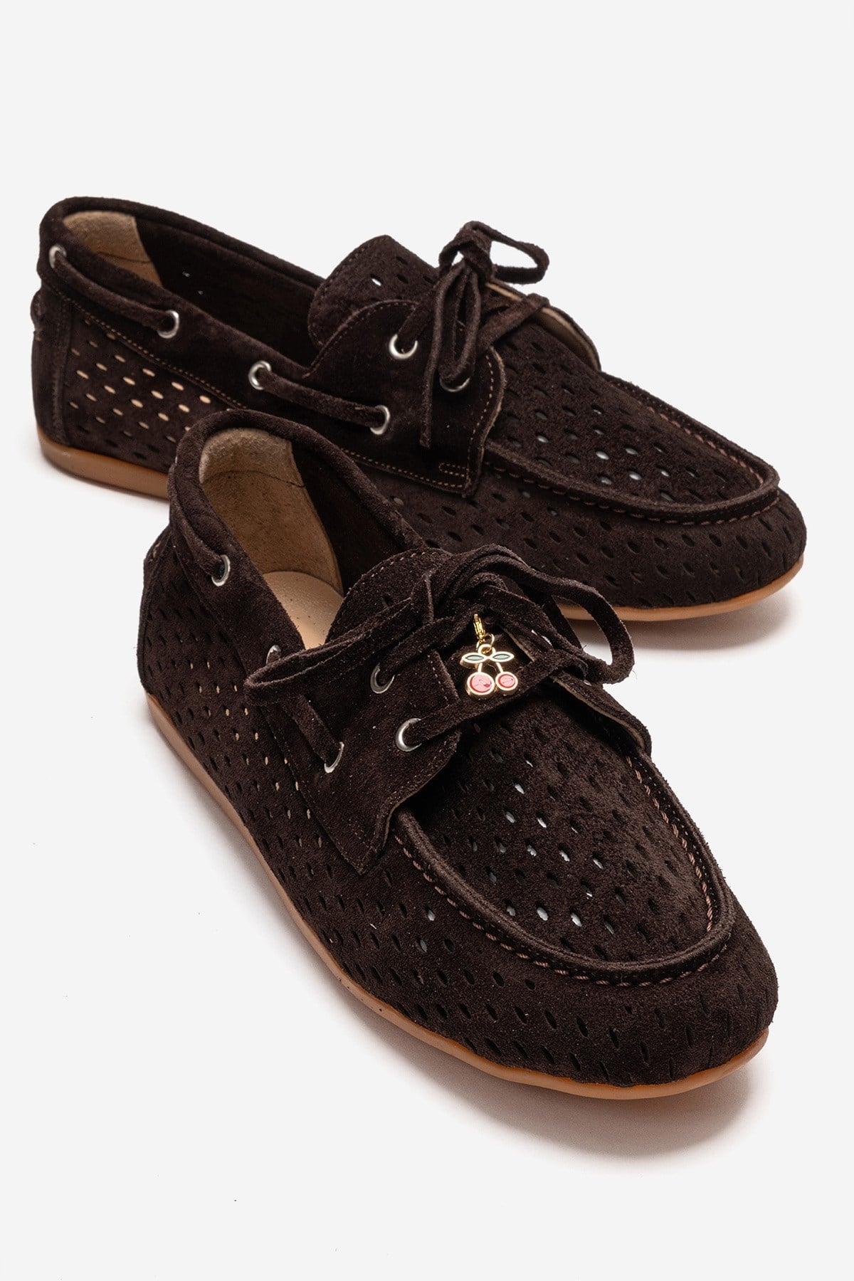 Stevo - Cognac Genuine Leather Lace-Up Loafer (Women)