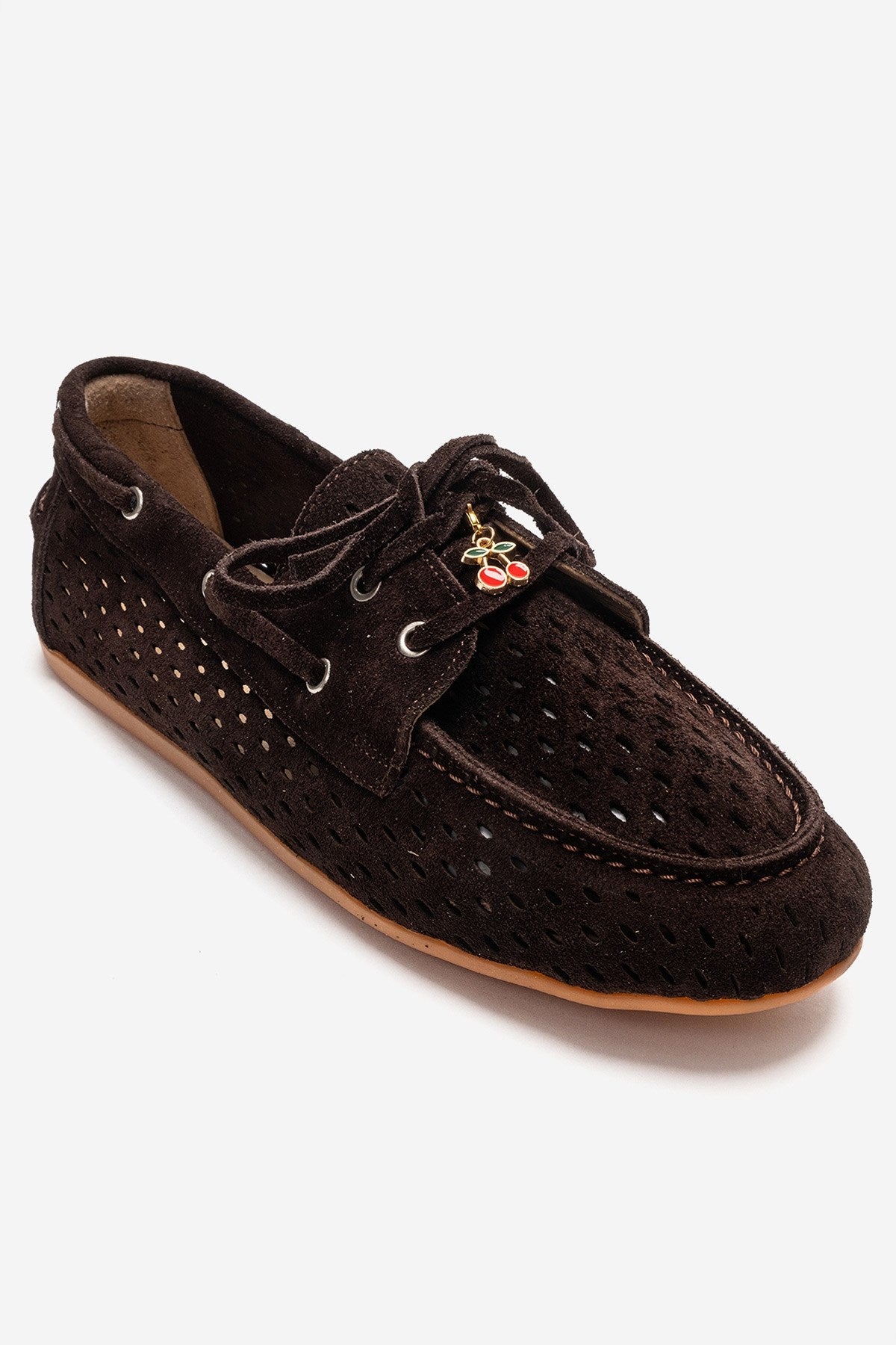 Stevo - Cognac Genuine Leather Lace-Up Loafer (Women)