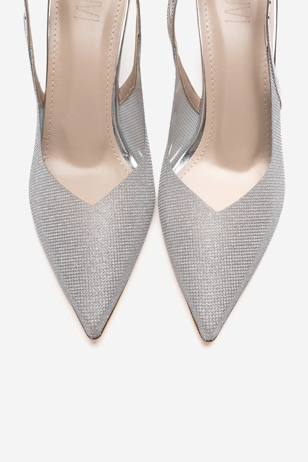 Dorata - Silver Embellished Stiletto Pump (Women)