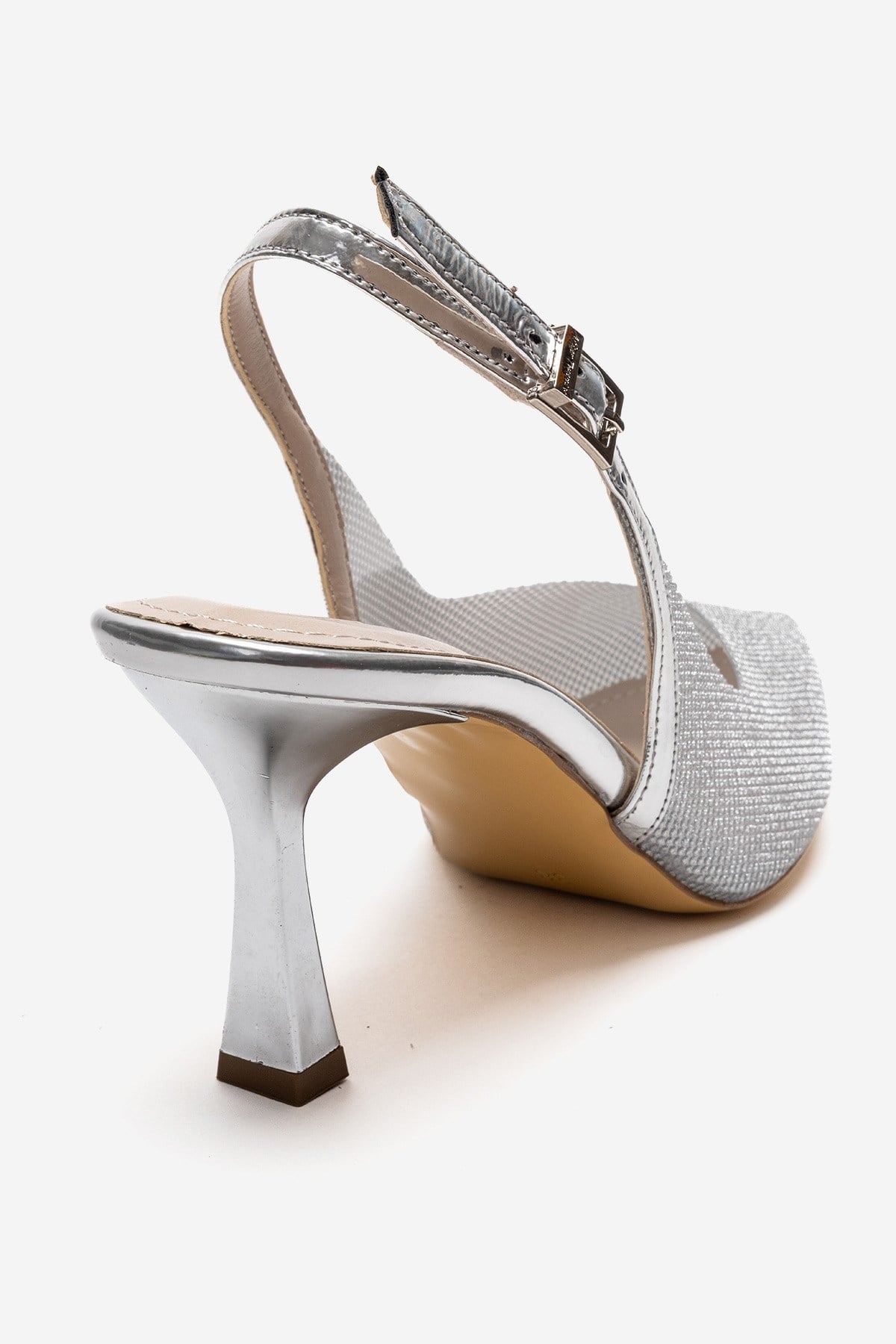 Dorata - Silver Embellished Stiletto Pump (Women)