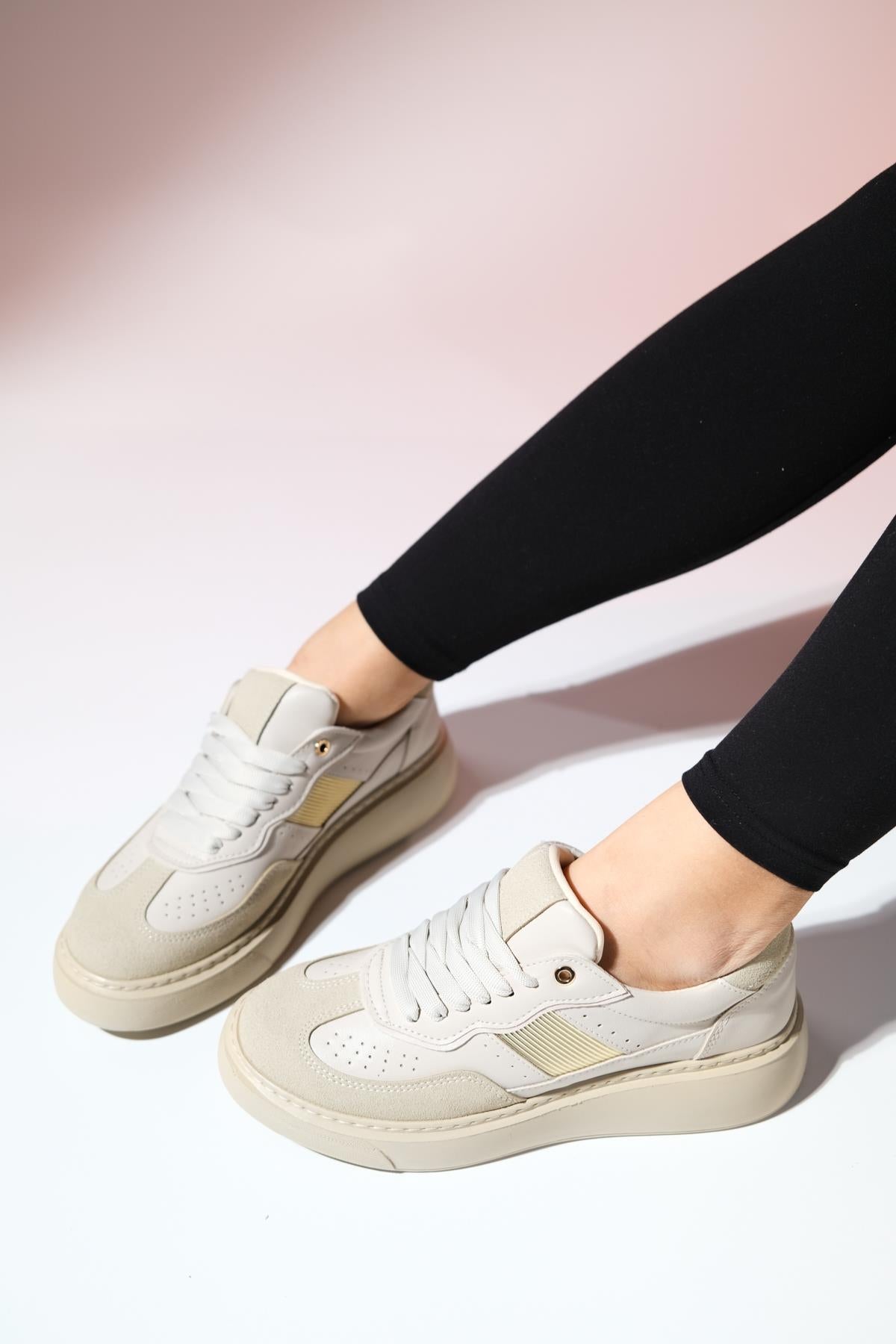Venetia - Beige Sneaker (Women)
