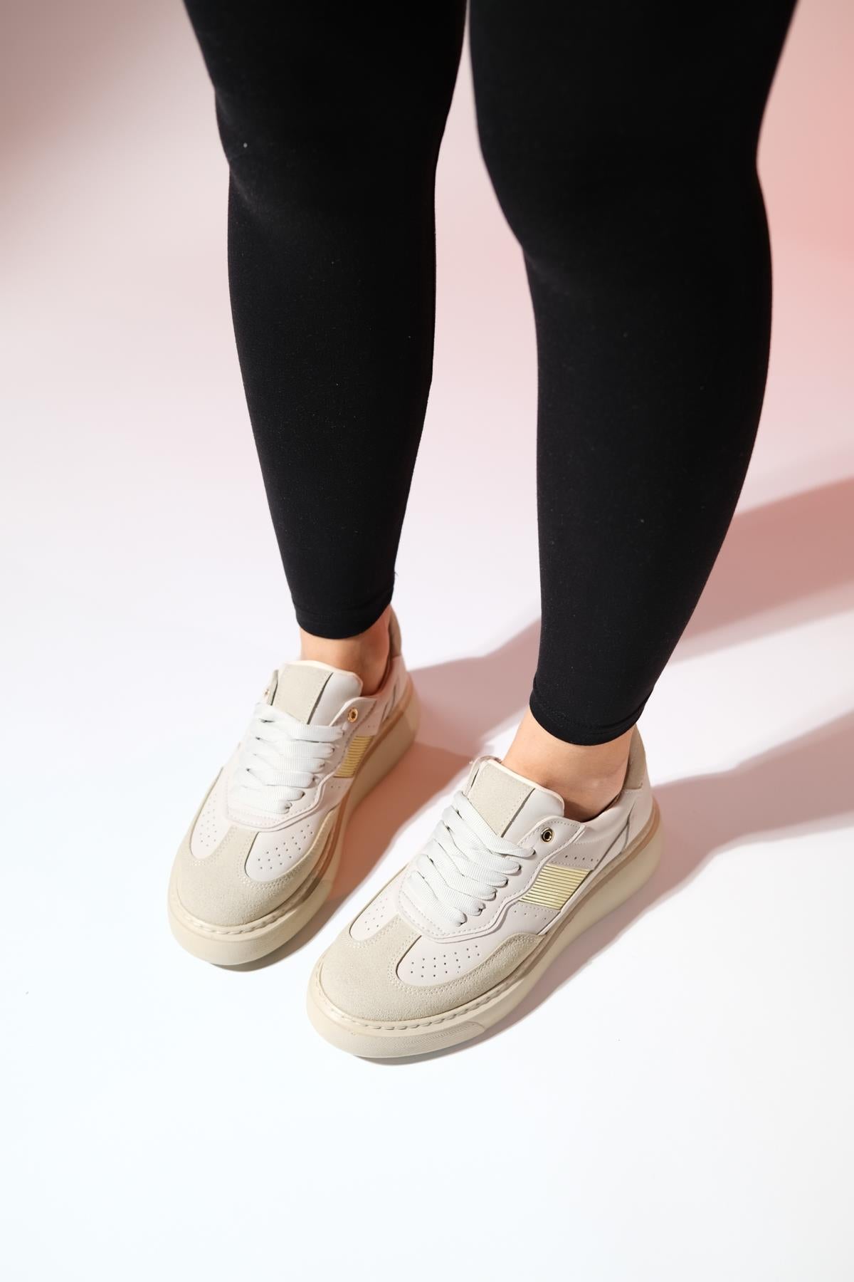 Venetia - Beige Sneaker (Women)