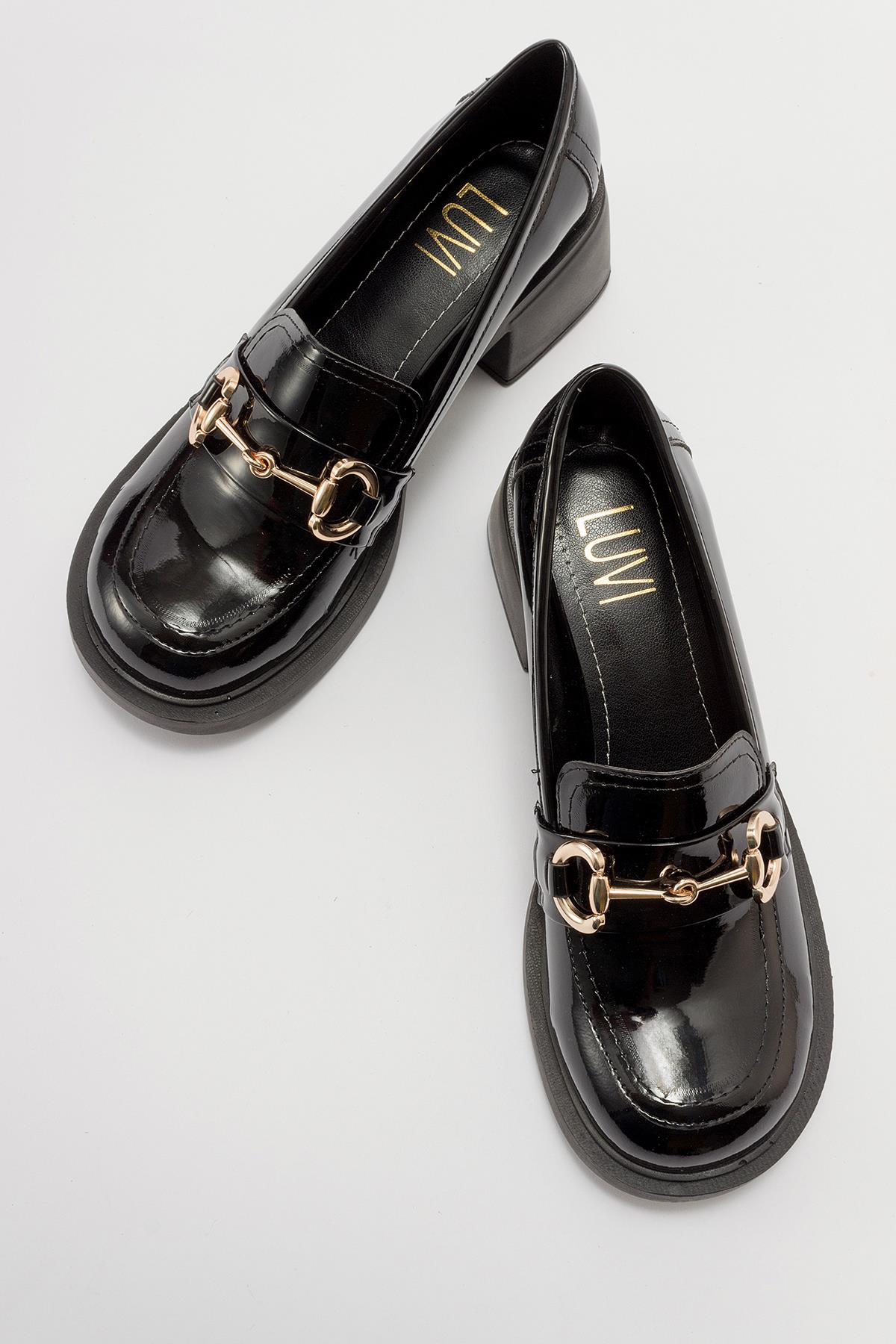 Sono - Black Patent Heeled Shoe (Women)