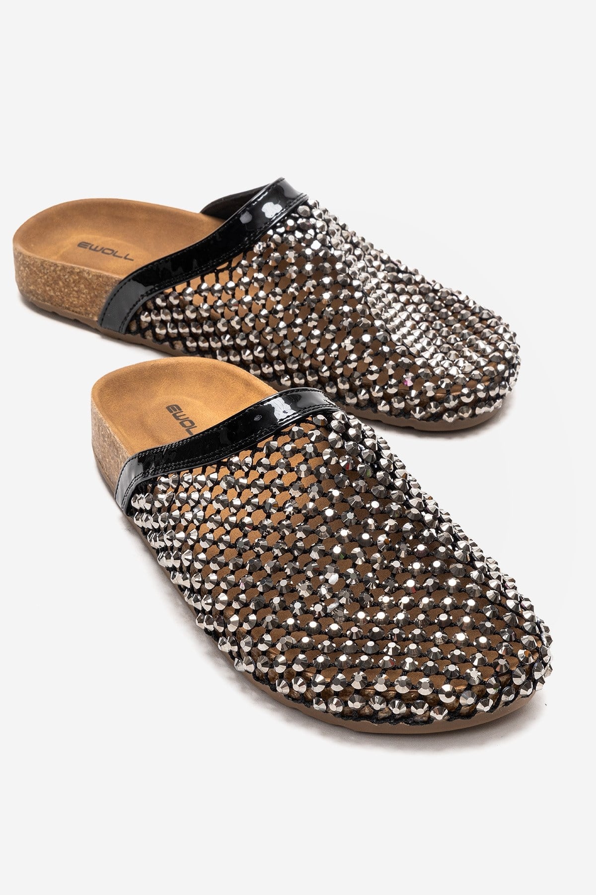 OLVEN - Black Transparent Slide (Women)