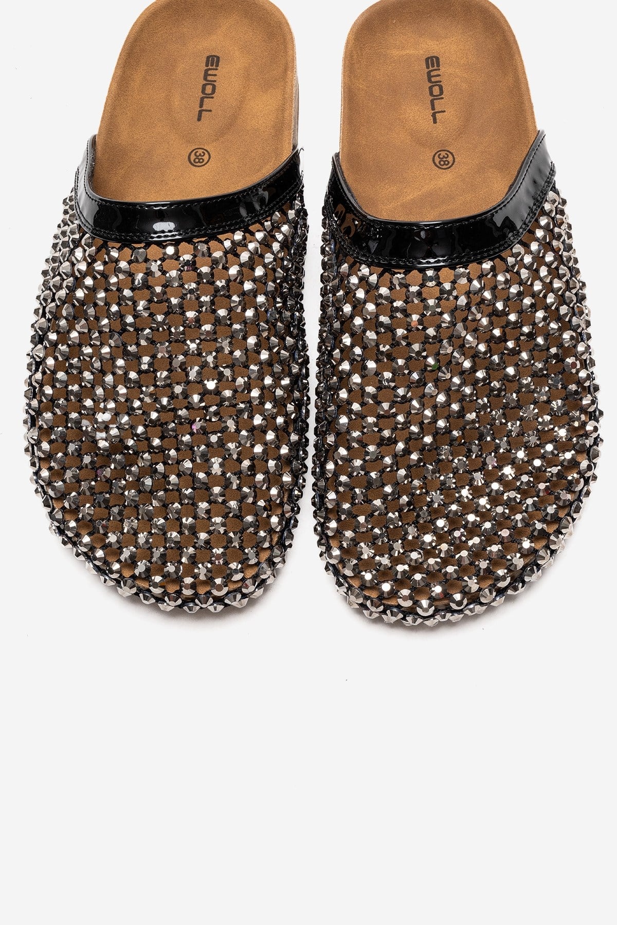 OLVEN - Black Transparent Slide (Women)
