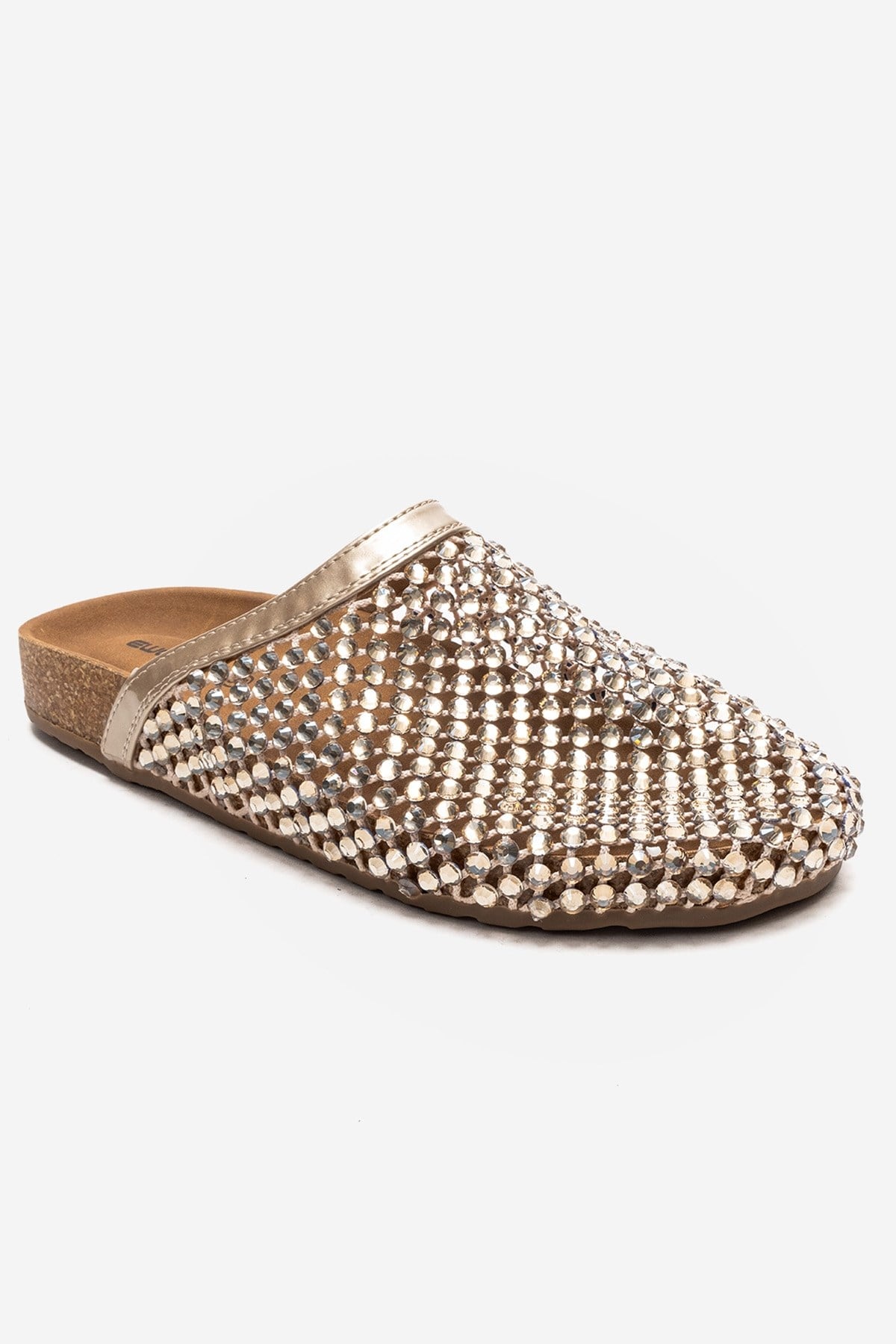OLVEN - Gold Transparent Slide (Women)