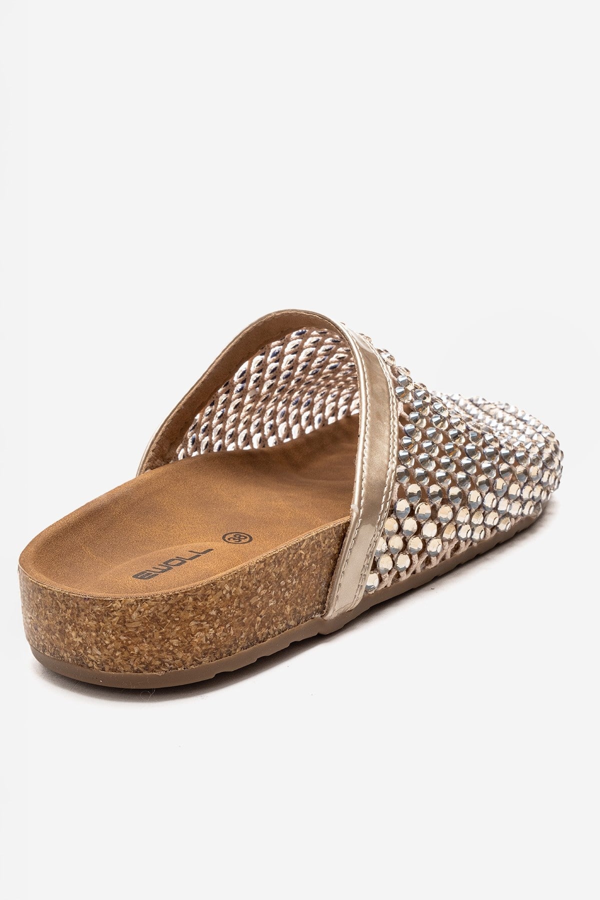 OLVEN - Gold Transparent Slide (Women)