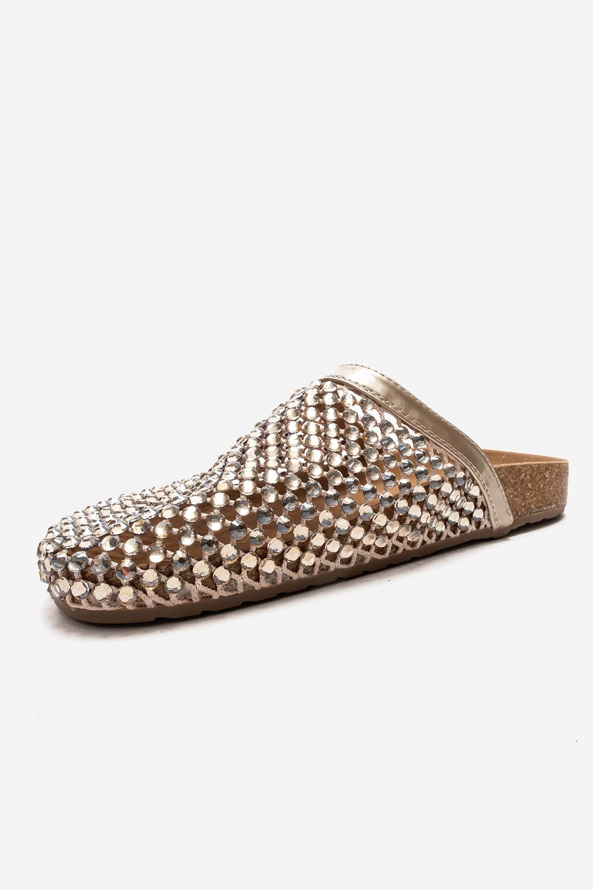 OLVEN - Gold Transparent Slide (Women)