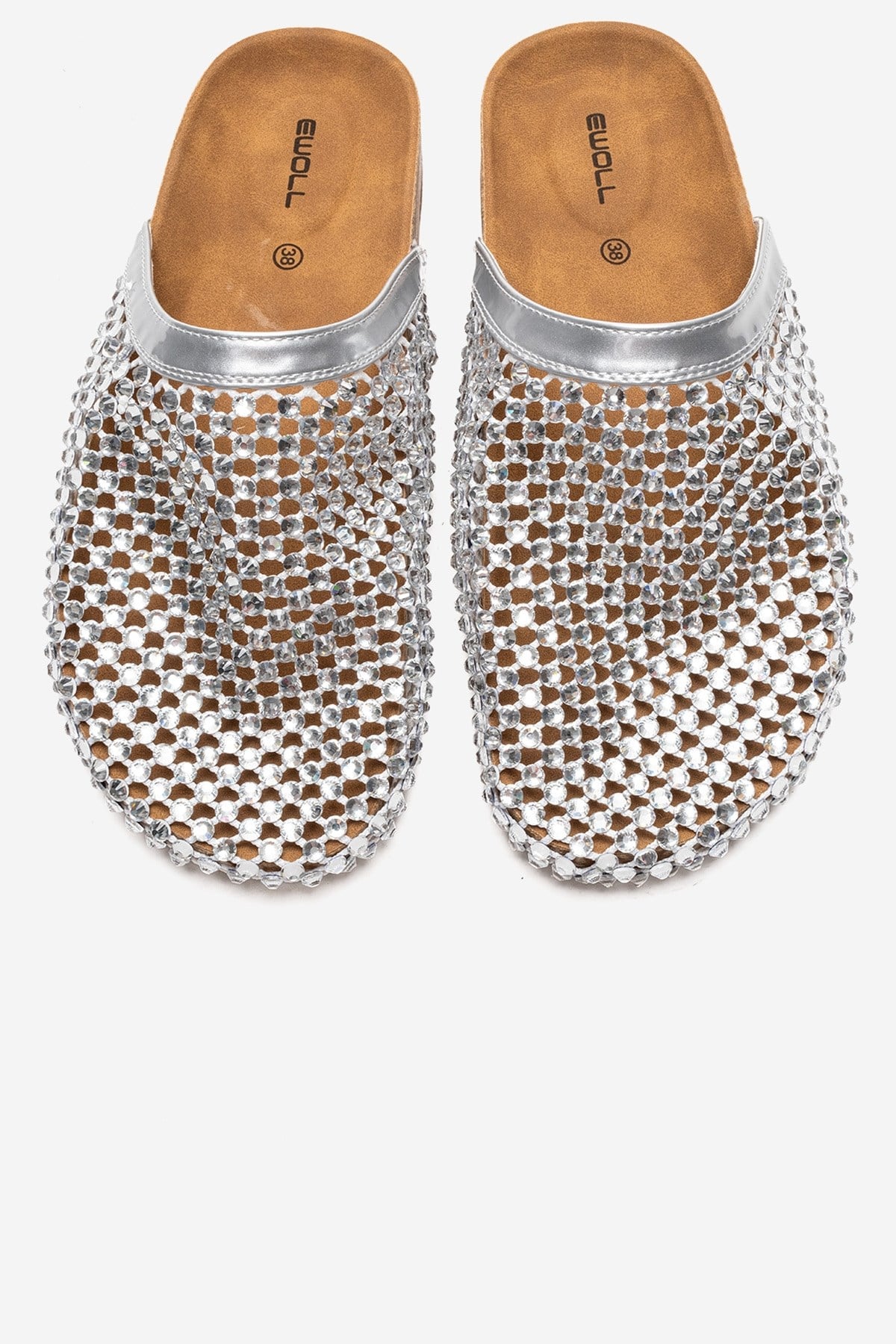 OLVEN - Silver Transparent Slide (Women)