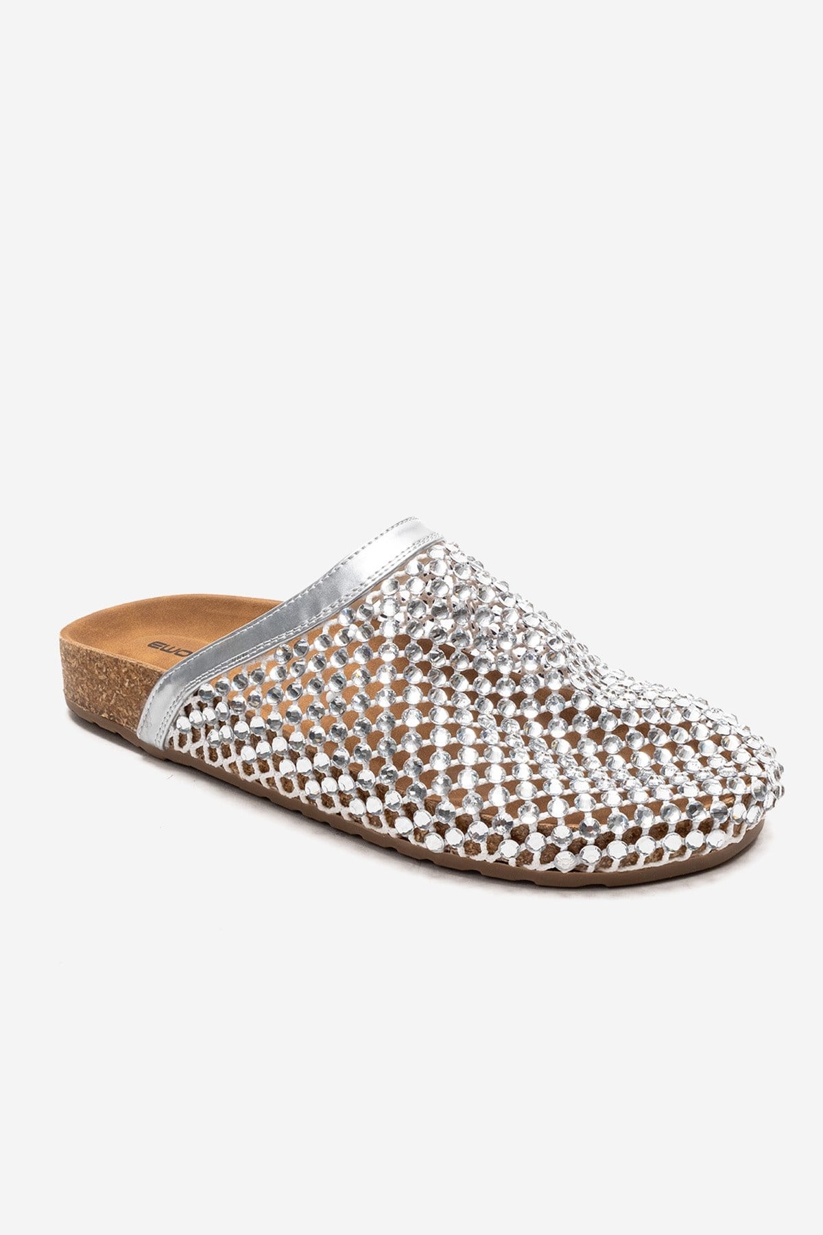 OLVEN - Silver Transparent Slide (Women)