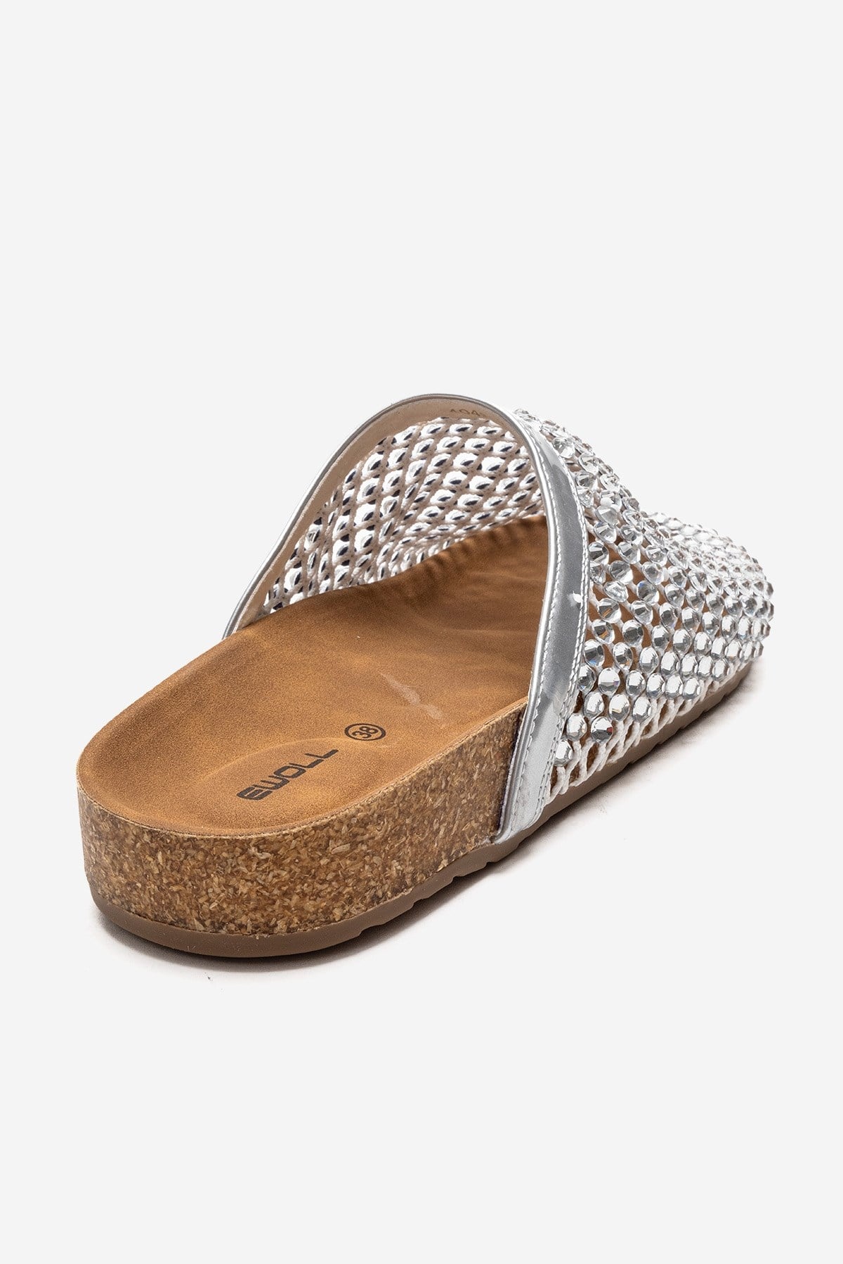 OLVEN - Silver Transparent Slide (Women)