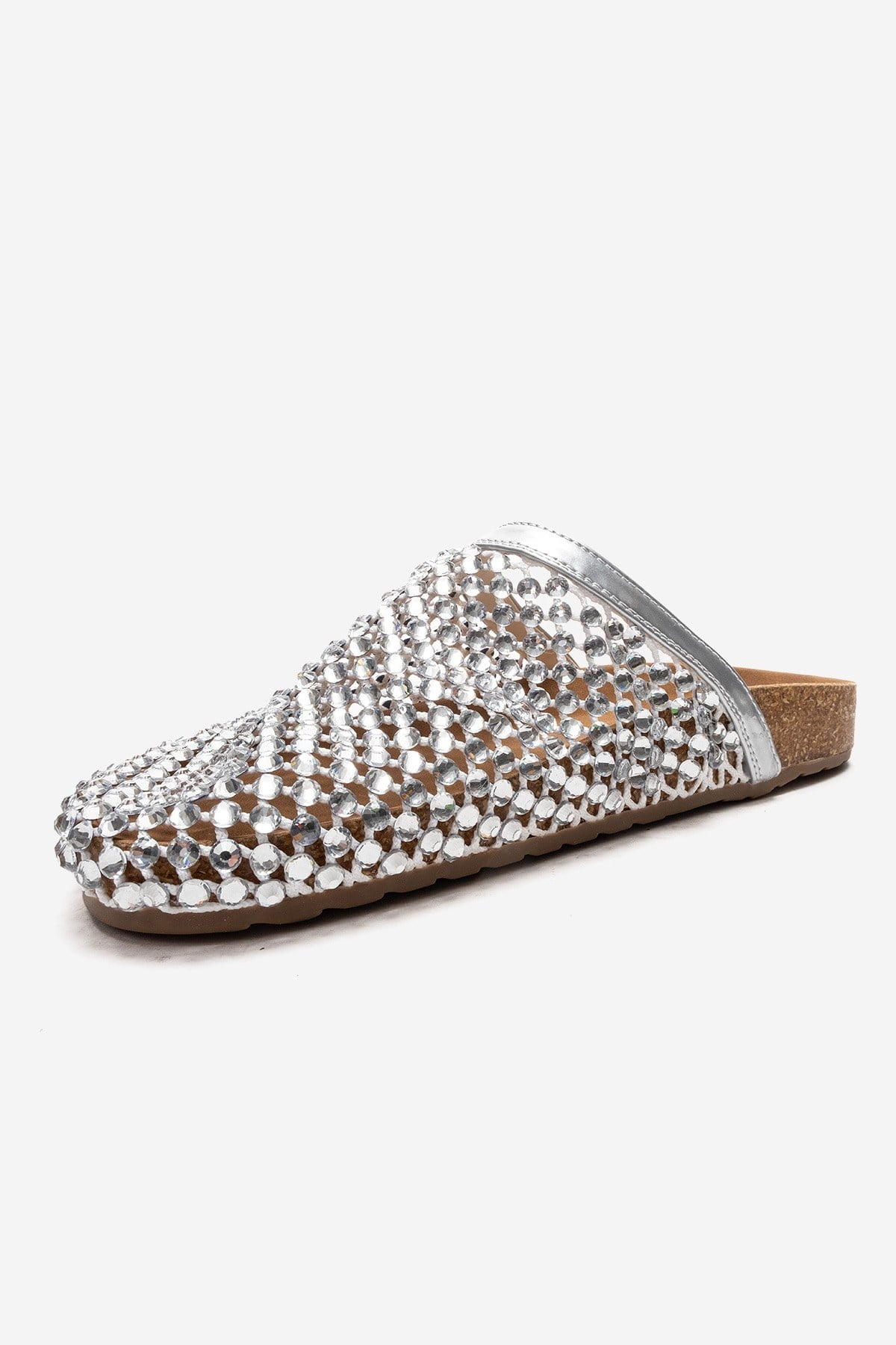 OLVEN - Silver Transparent Slide (Women)