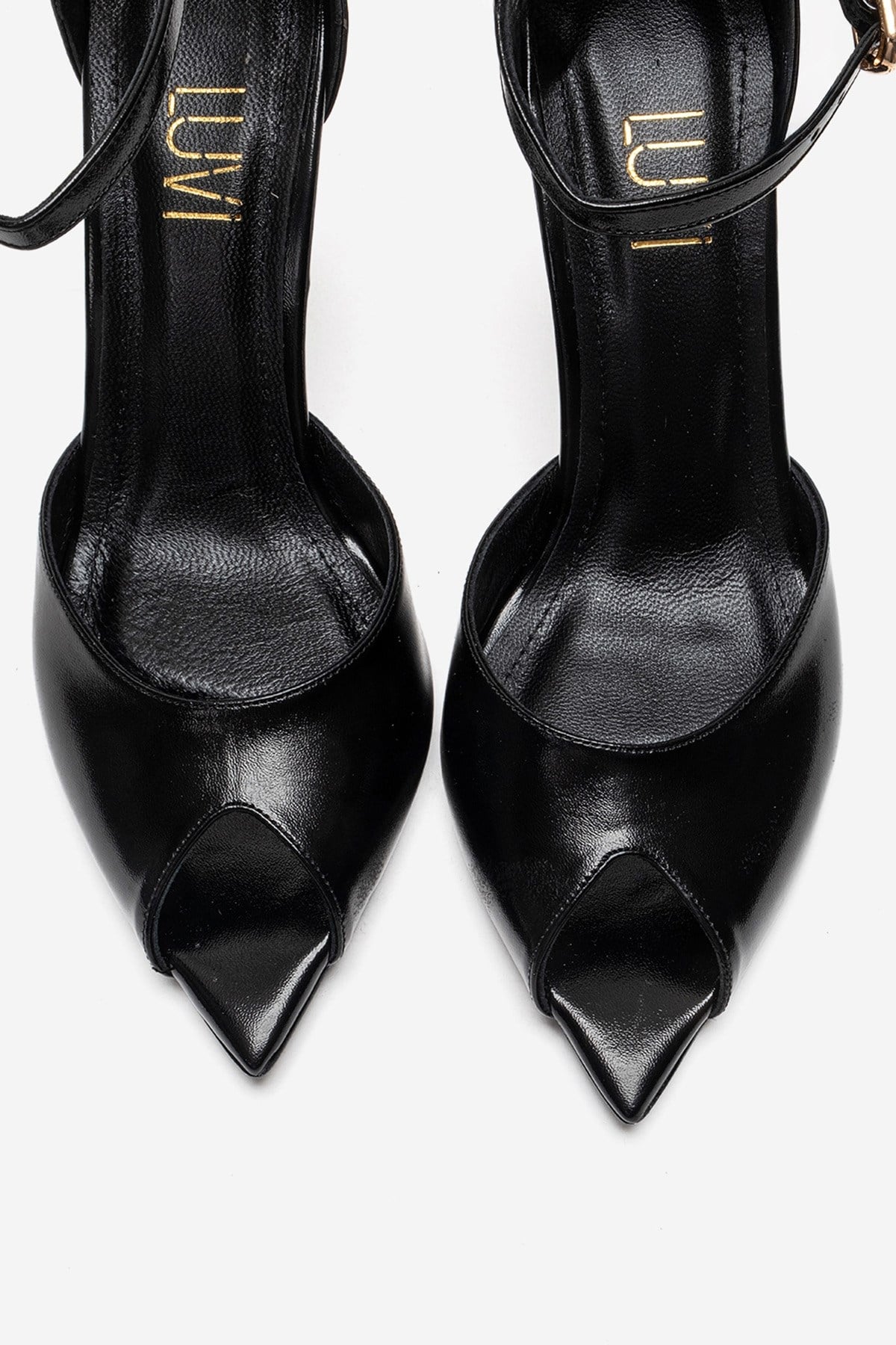 DONA - Black Stiletto Pump (Women)