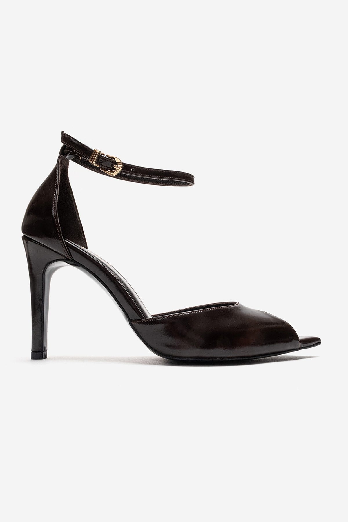 DONA - Cognac Genuine Leather Stiletto Pump (Women)